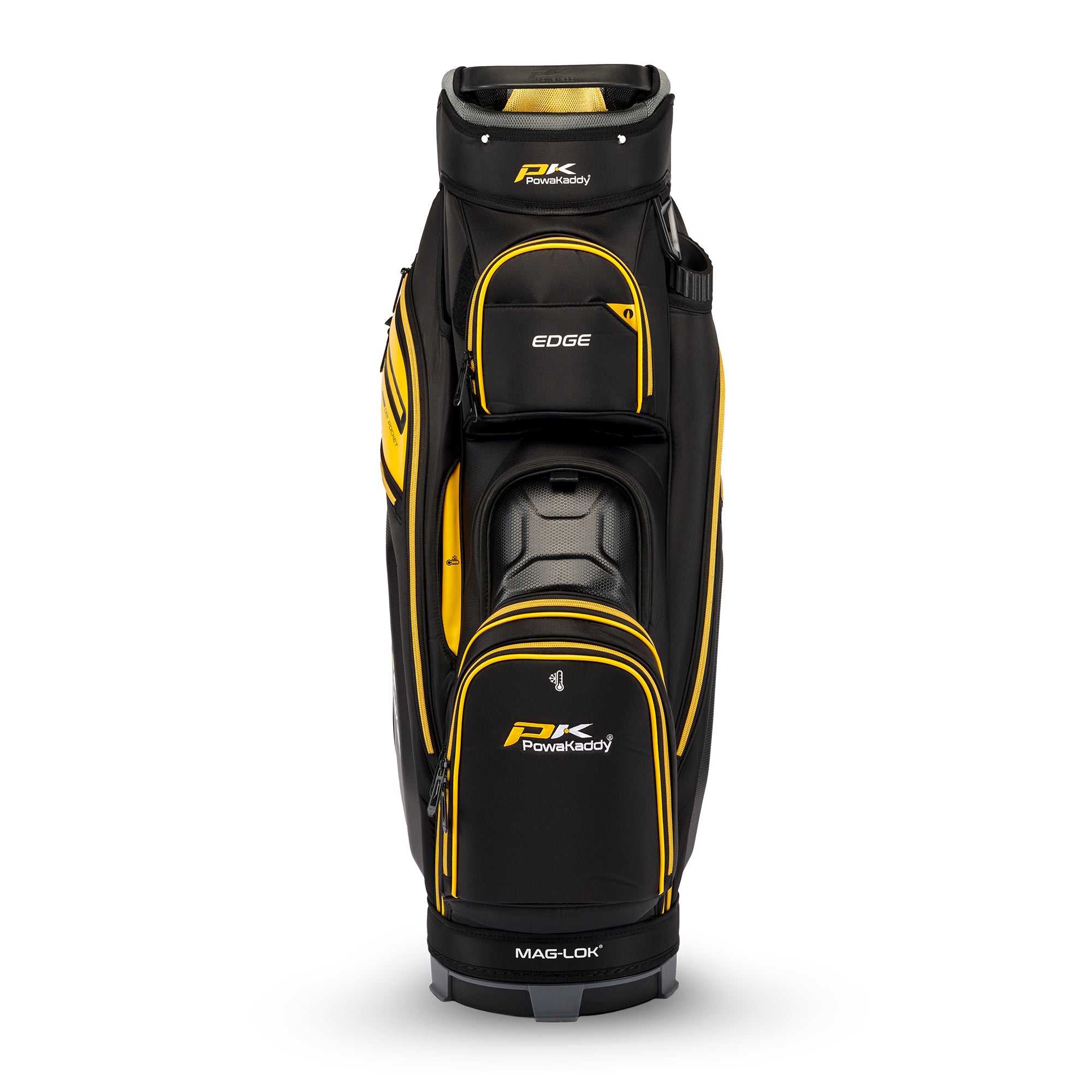 PowaKaddy Edge Cart Bag Black/Yellow