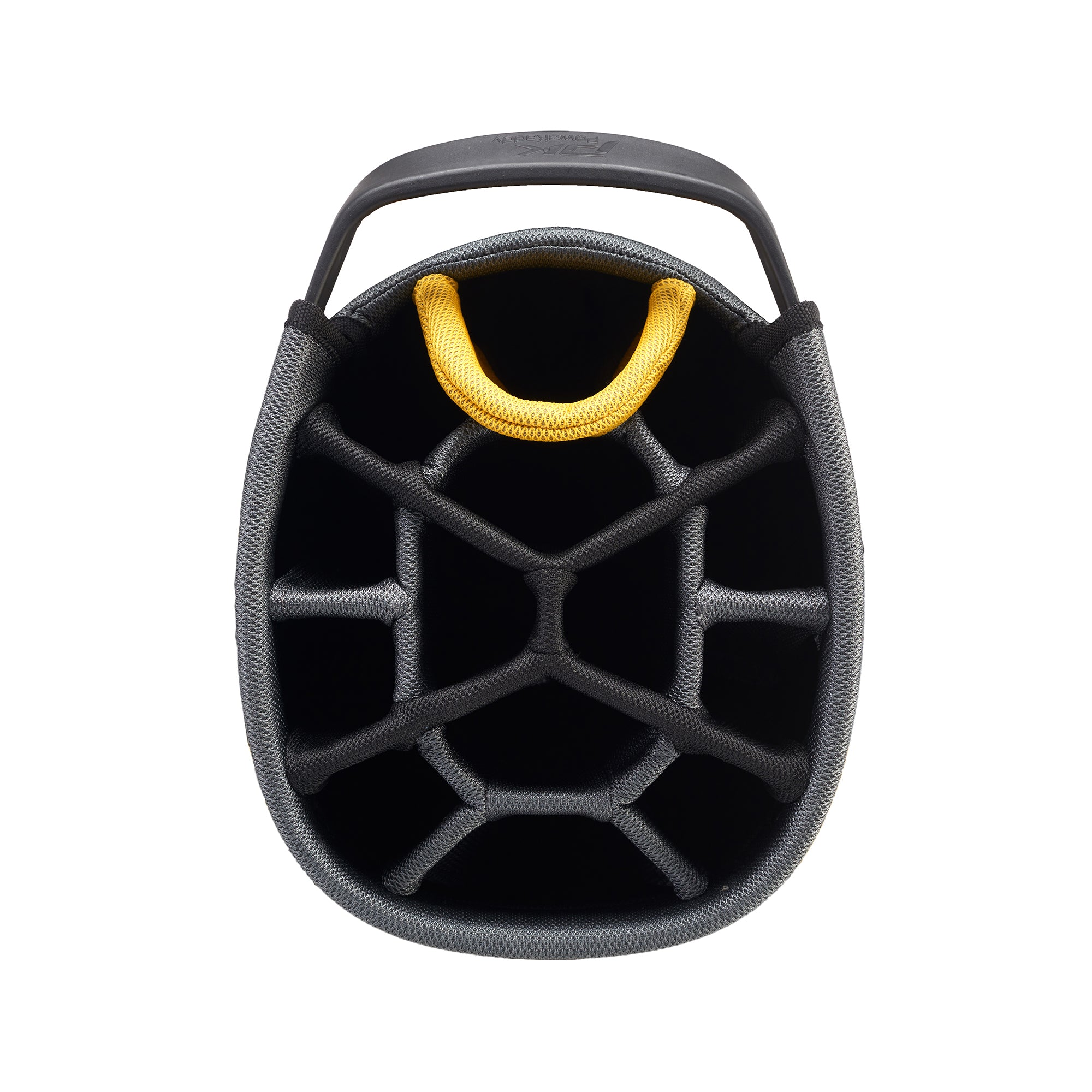PowaKaddy Edge Cart Bag Black/Yellow