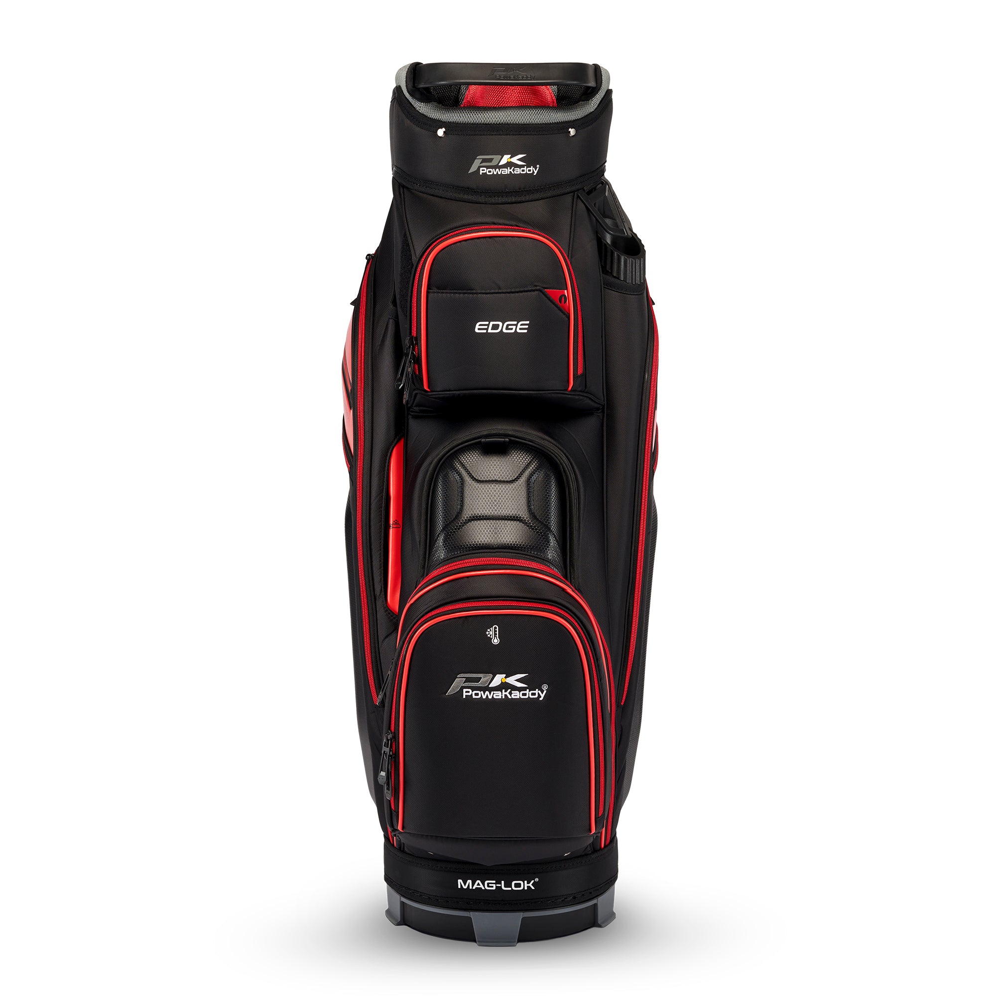 PowaKaddy Edge Cart Bag Black/Red