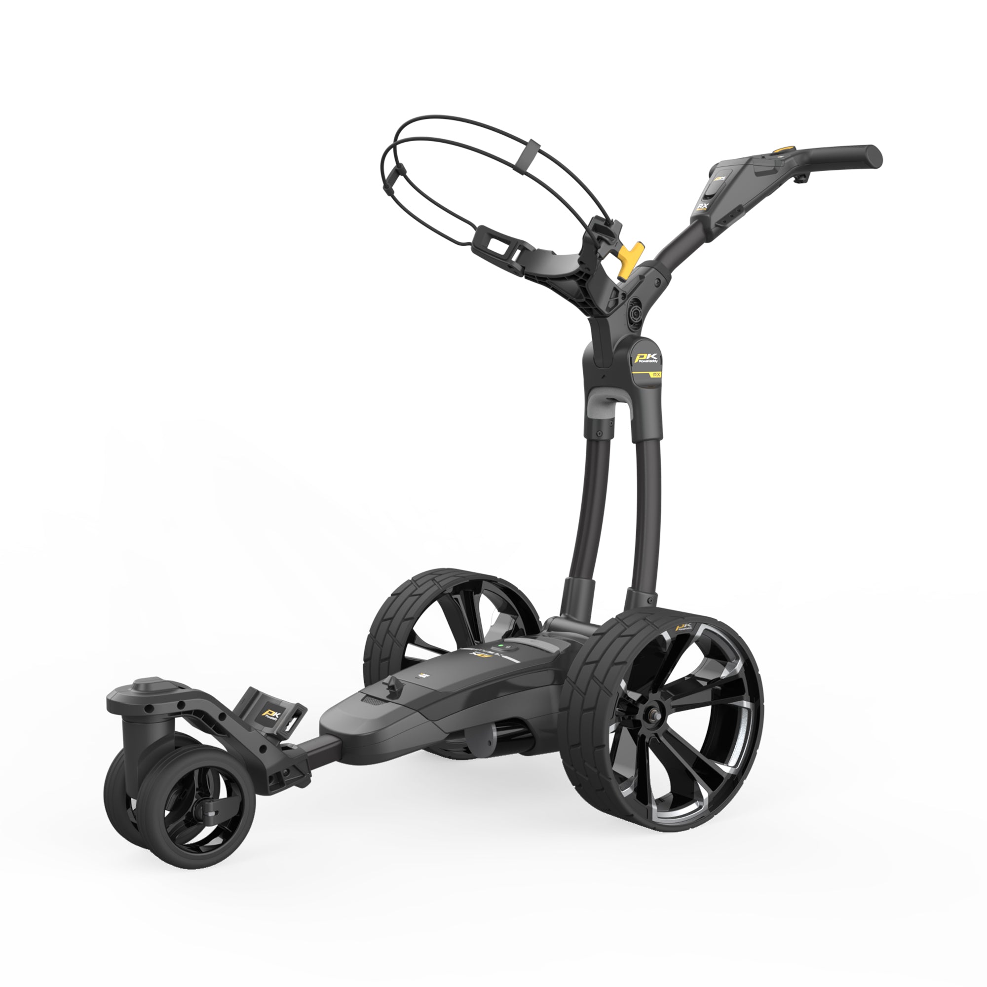 PowaKaddy RX Remote Electric Golf Trolley 2025 Stealth Matte Black
