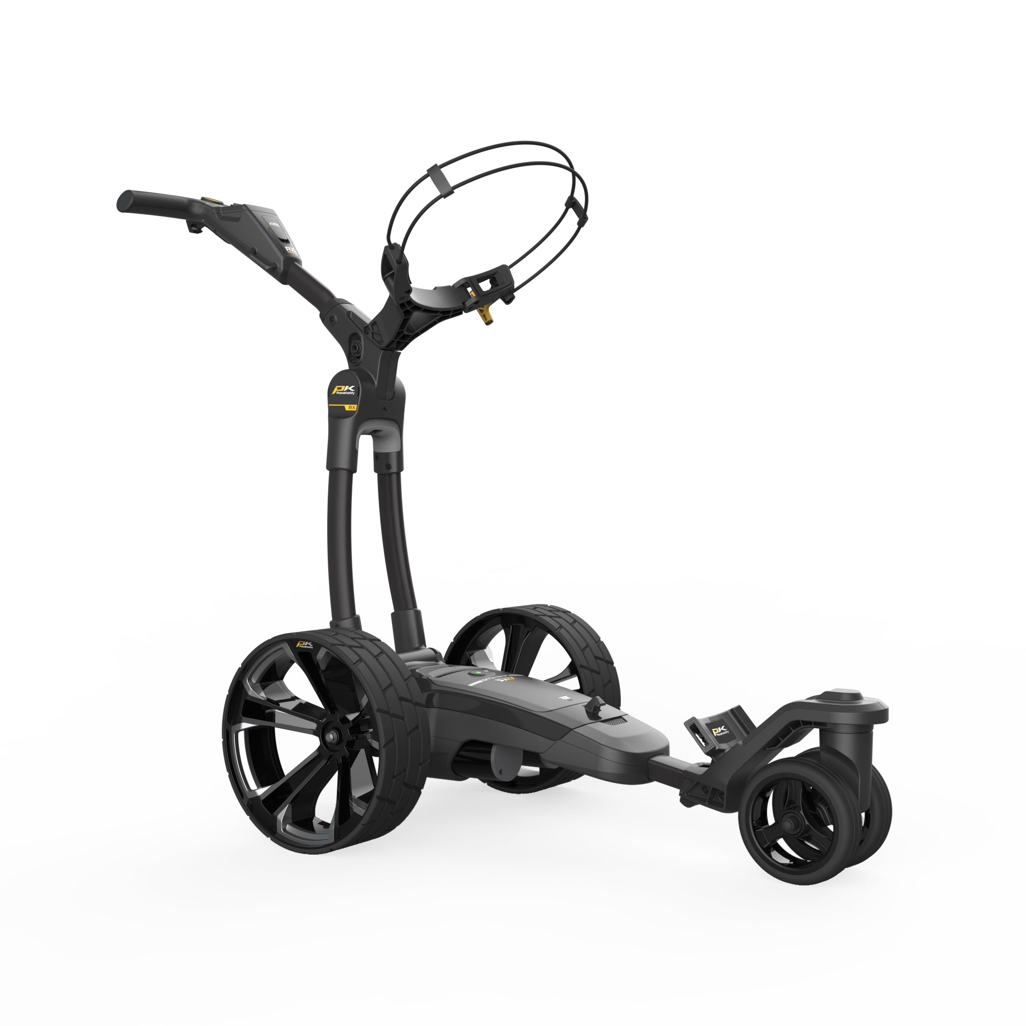 PowaKaddy RX Remote Electric Golf Trolley 2025 Stealth Matte Black
