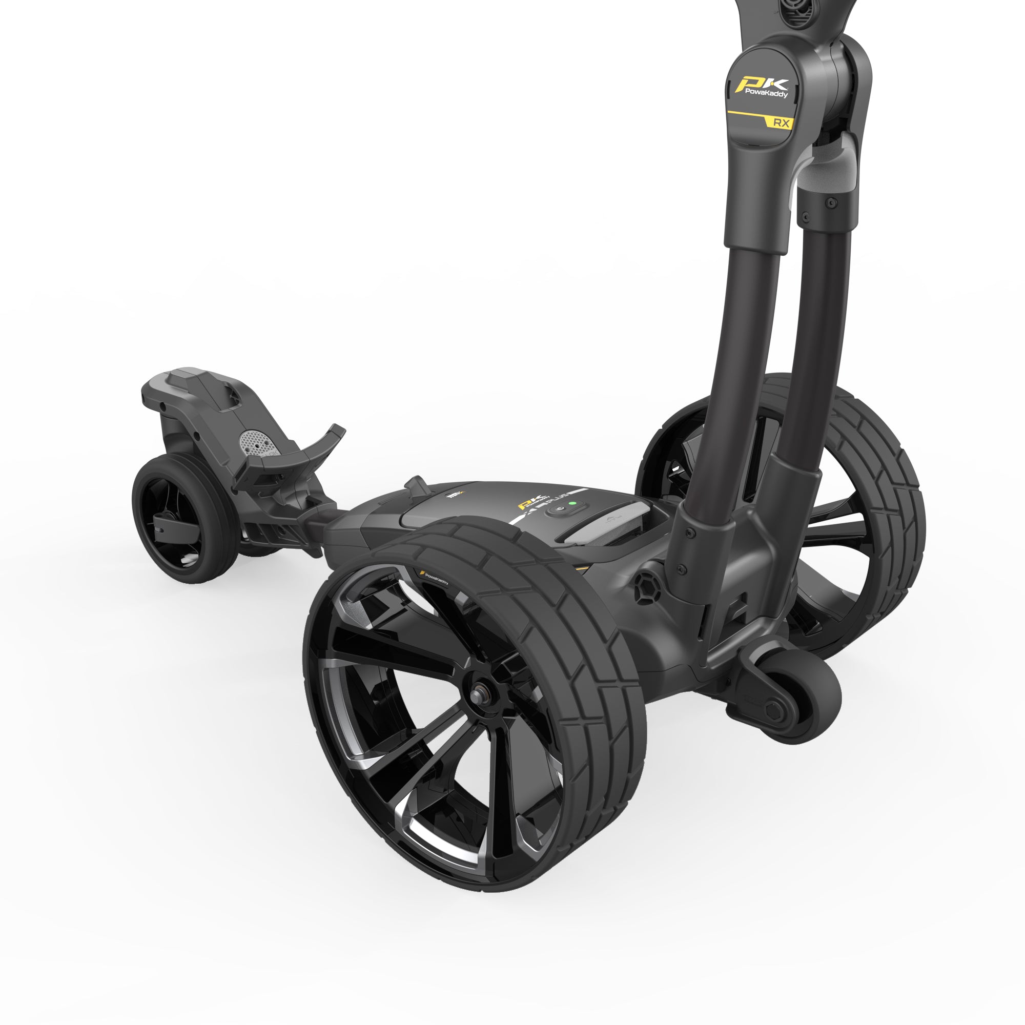 PowaKaddy RX Remote Electric Golf Trolley 2025 Stealth Matte Black