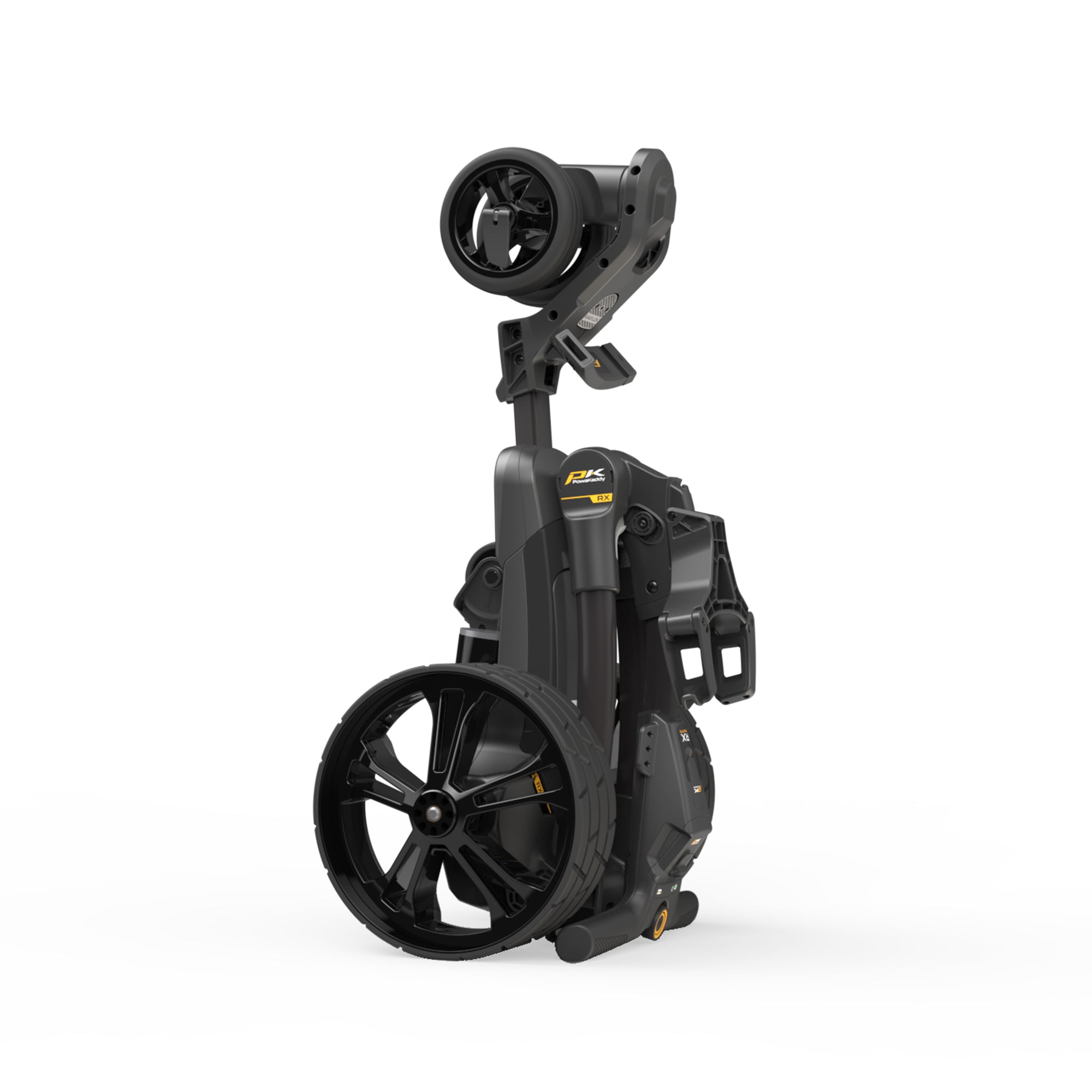 PowaKaddy RX Remote Electric Golf Trolley 2025 Stealth Matte Black
