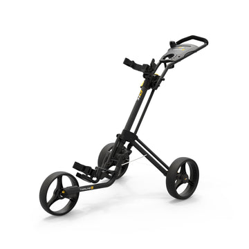PowaKaddy Twinline 5 Lite Push Cart Trolley Black