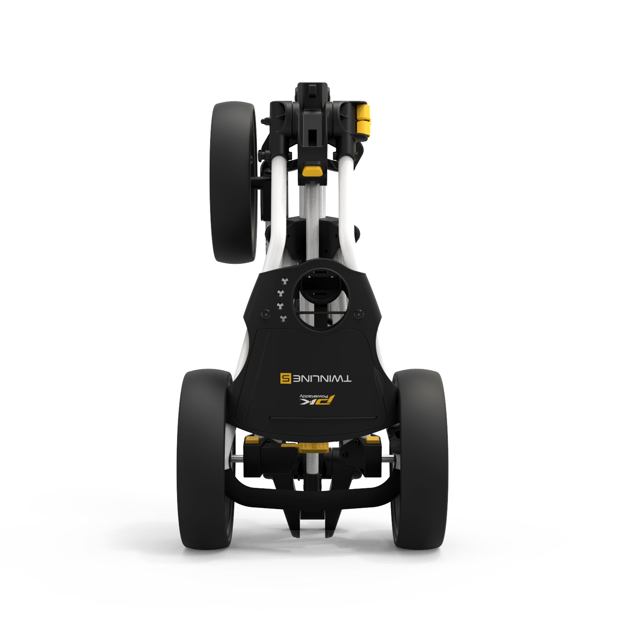 PowaKaddy Twinline 5 Lite Push Cart Trolley White