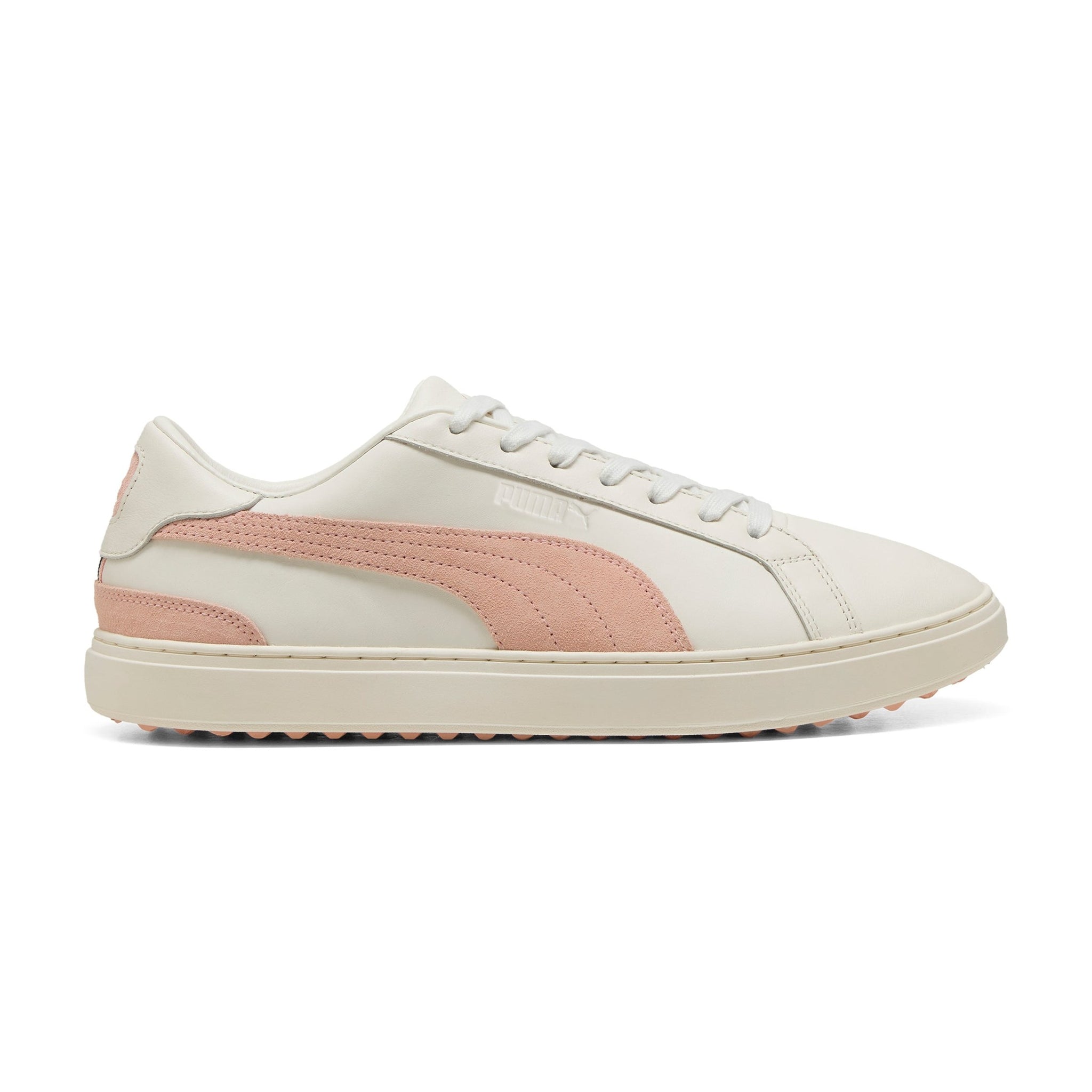 Puma Clyde G Peaches LE Golf Shoes Warm White/Tropical Peach 01
