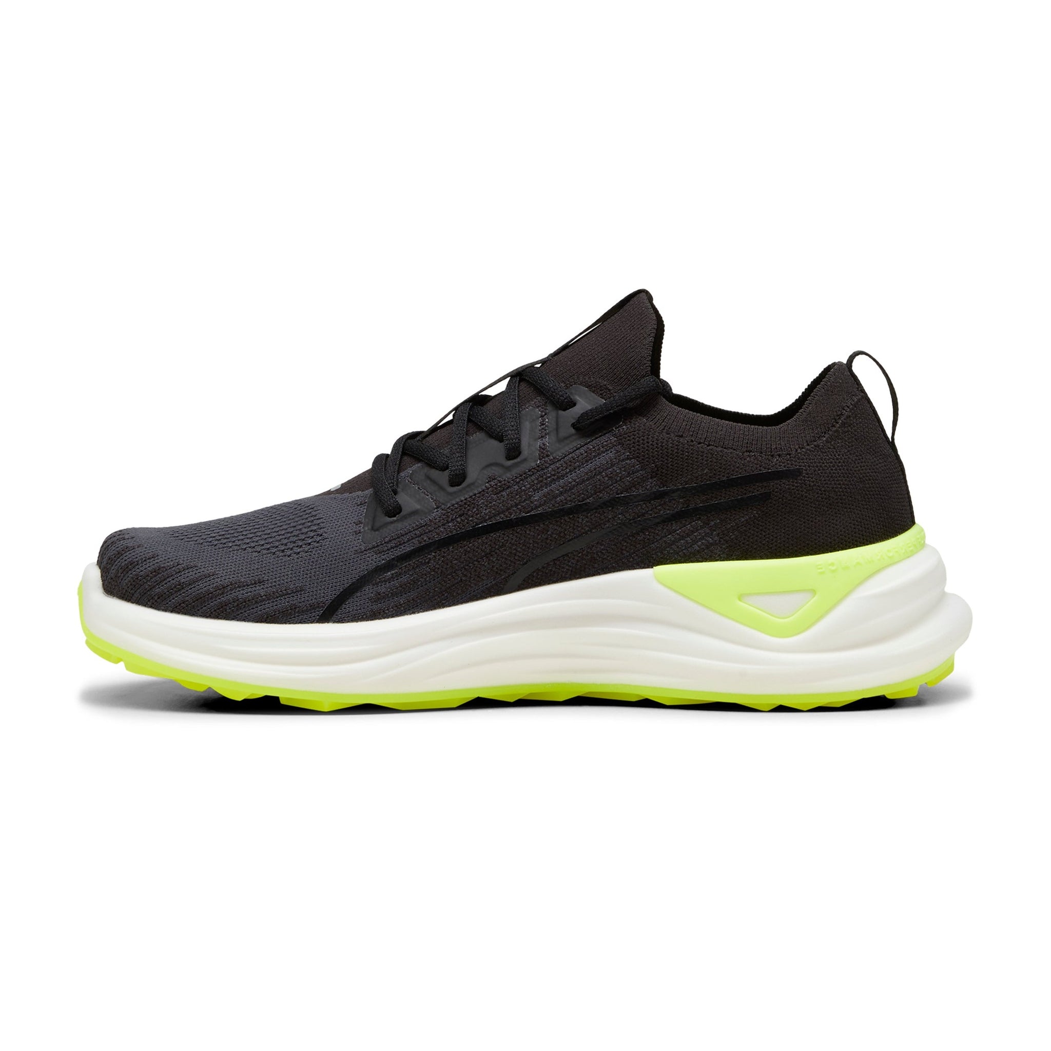Puma Electrocat Nitro Golf Shoes Black/Grey/Fast Yellow 01