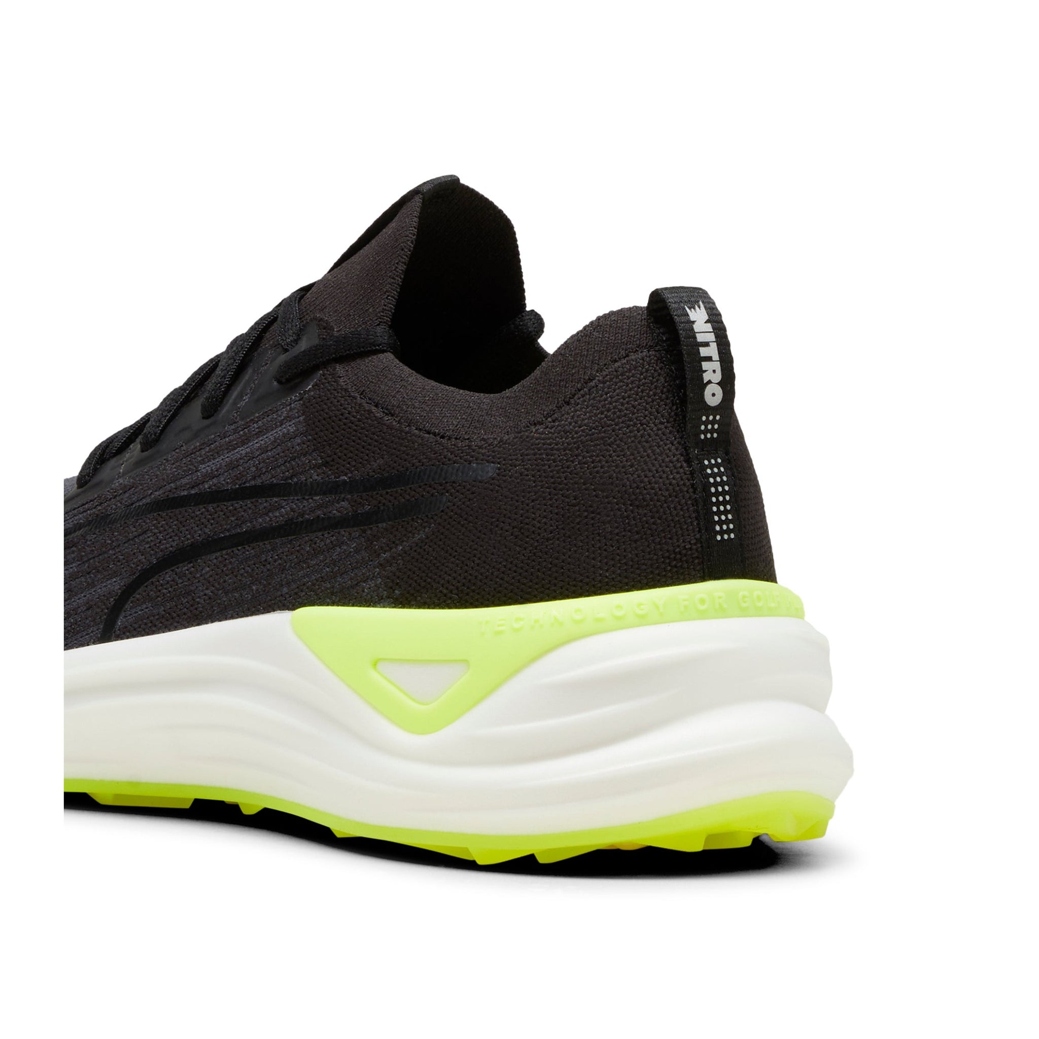 Puma Electrocat Nitro Golf Shoes Black/Grey/Fast Yellow 01