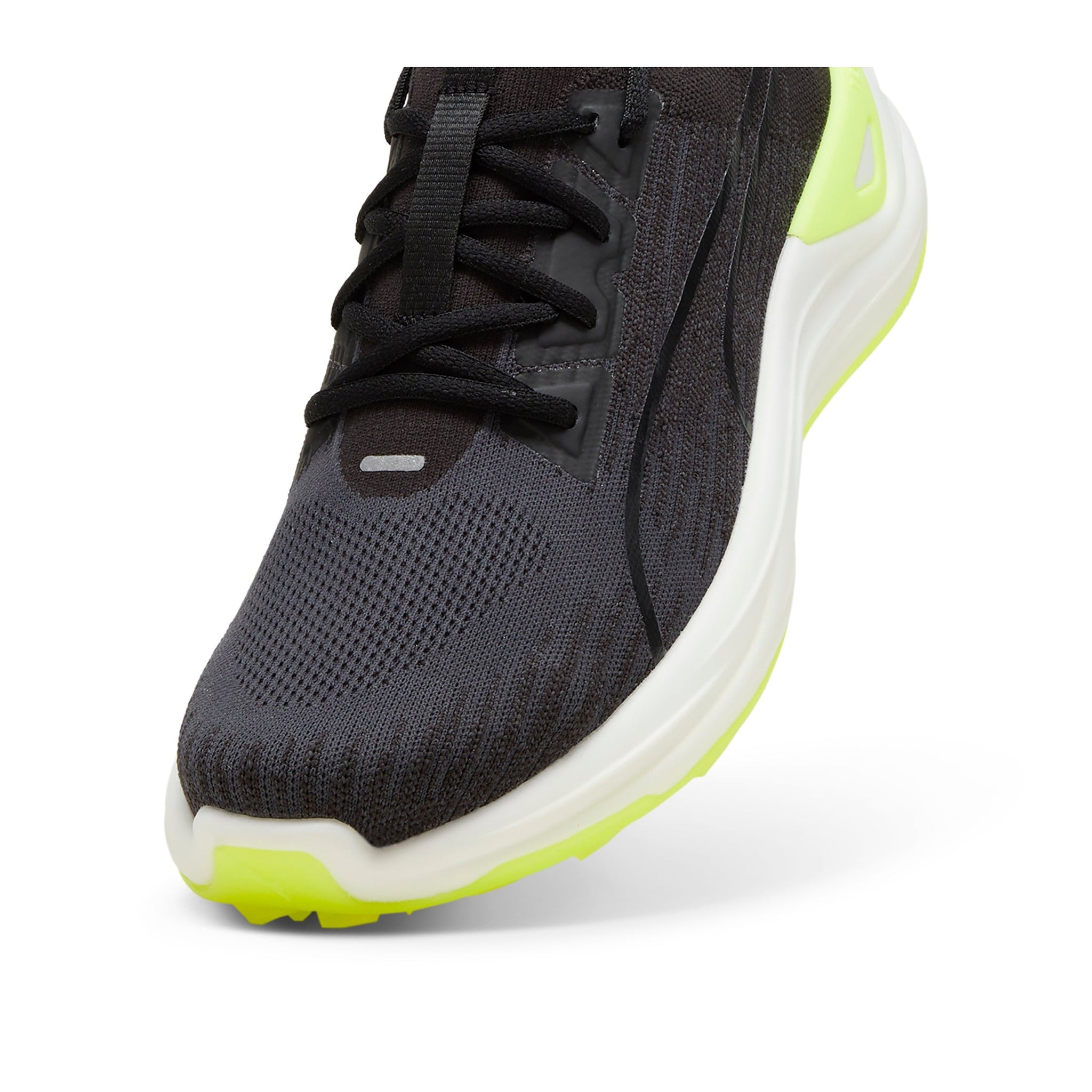 Puma Electrocat Nitro Golf Shoes Black/Grey/Fast Yellow 01