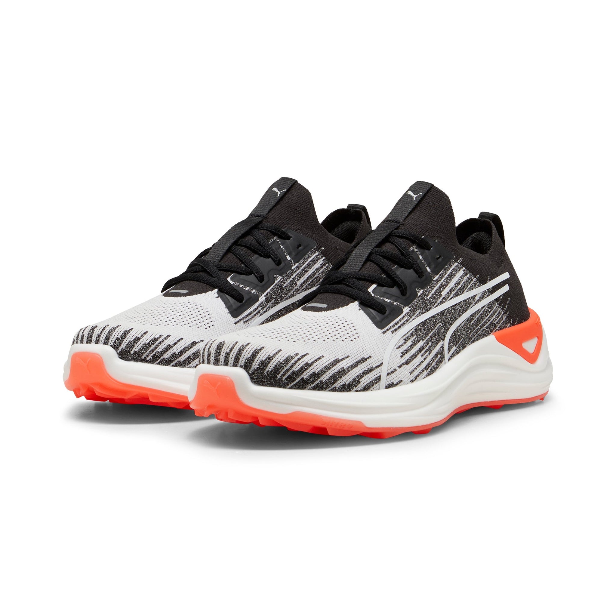 Puma Electrocat Nitro Golf Shoes White/Black/Red Blast 02