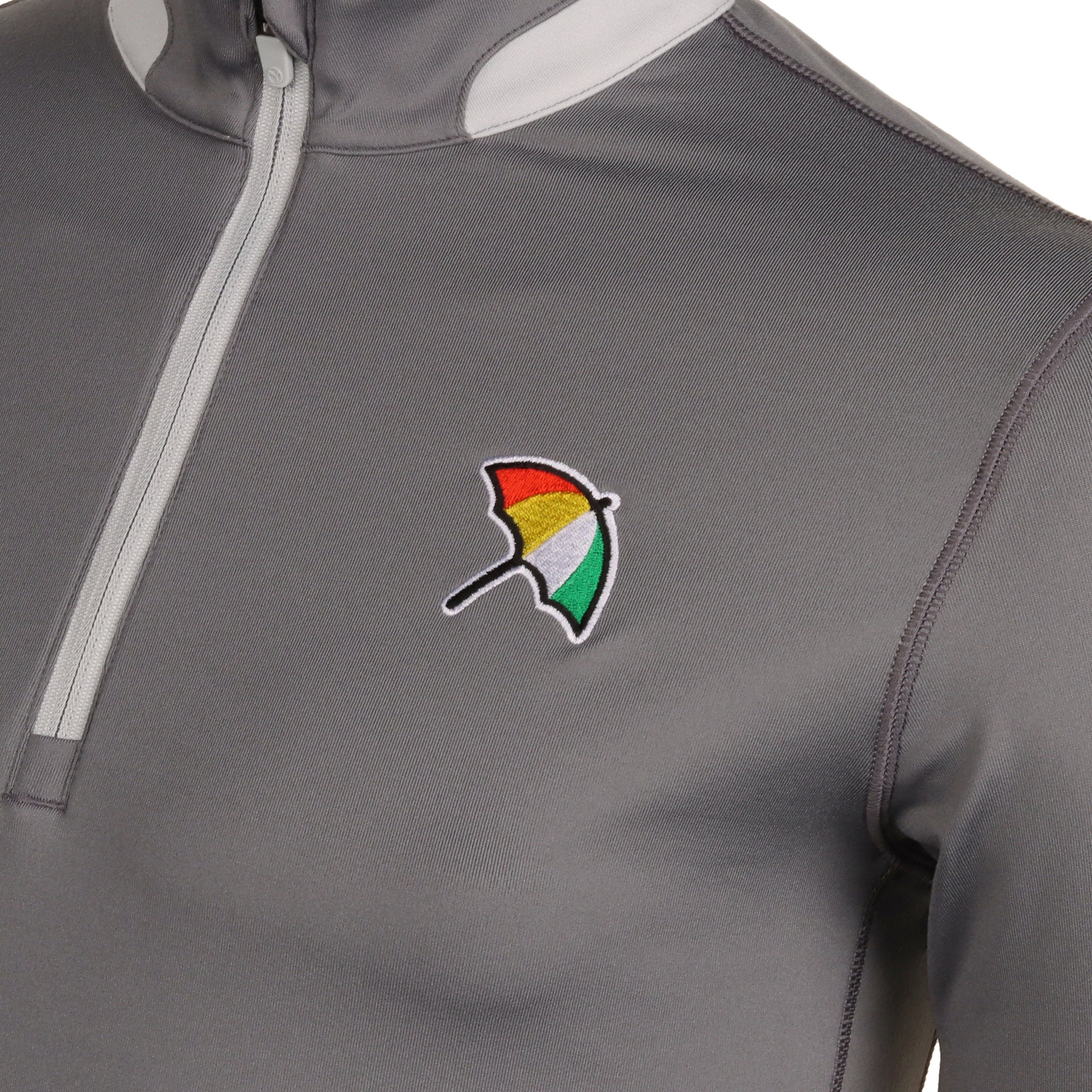 Puma Golf API Collection Lightweight 1/4 Zip Slate Sky/Ash Grey 04