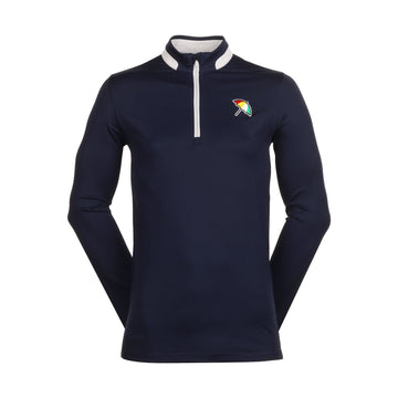 Puma Golf API Collection Lightweight 1/4 Zip Navy Blazer/Ash Grey 05