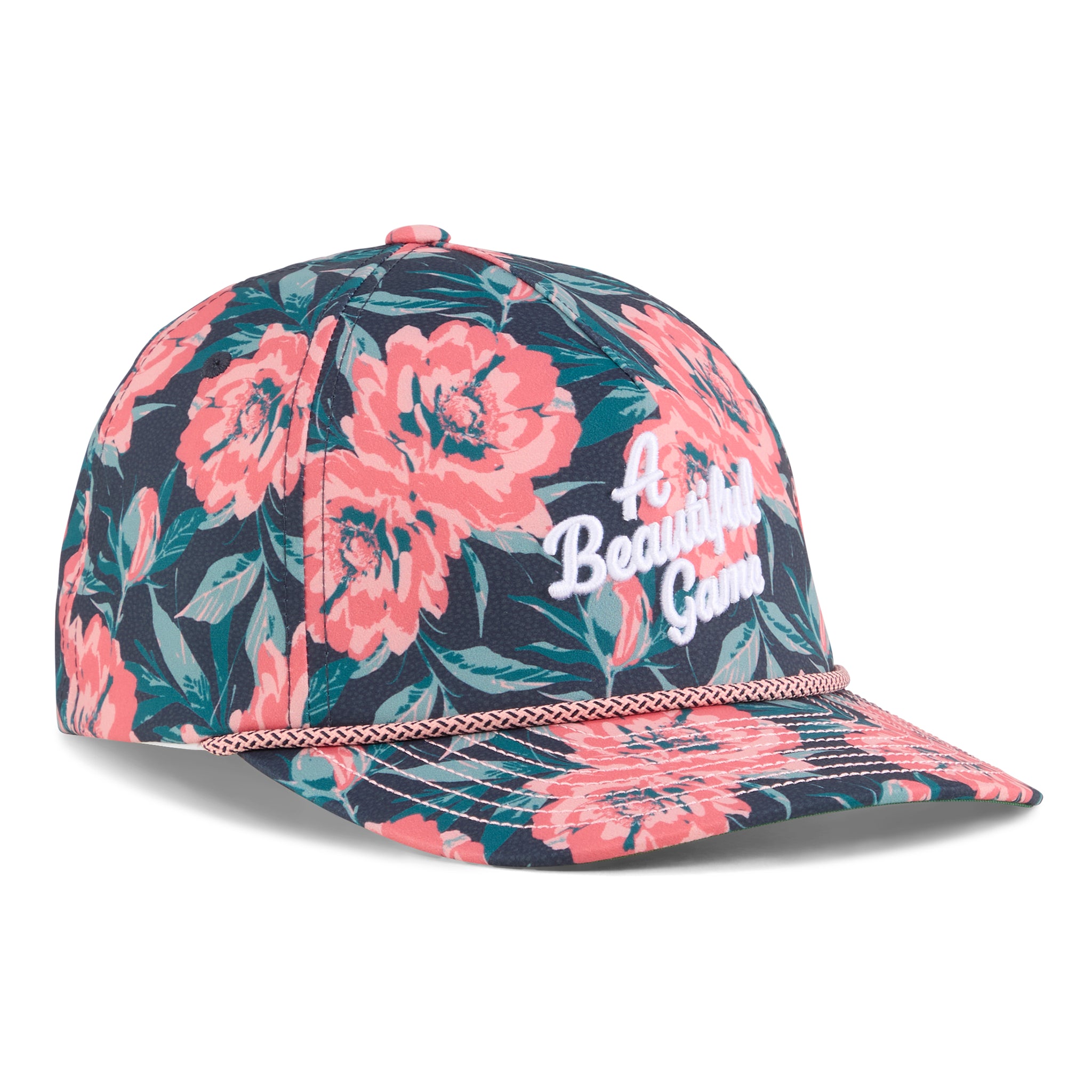 Puma Golf Beautiful Game Snapback Cap Dark Myrtle/Pink Fruit 02