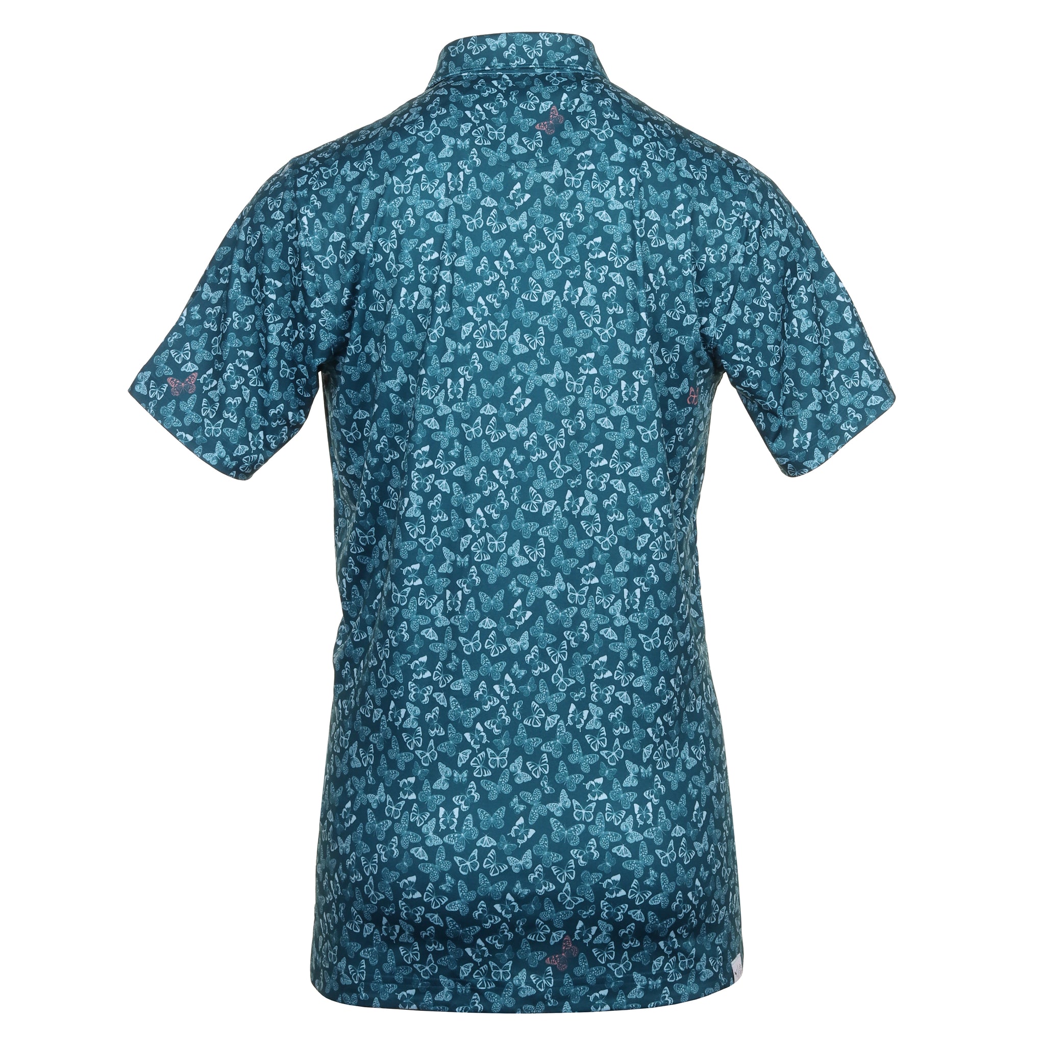 Puma Golf Butterflies Polo Shirt Ocean Tropic/Zen Blue 02