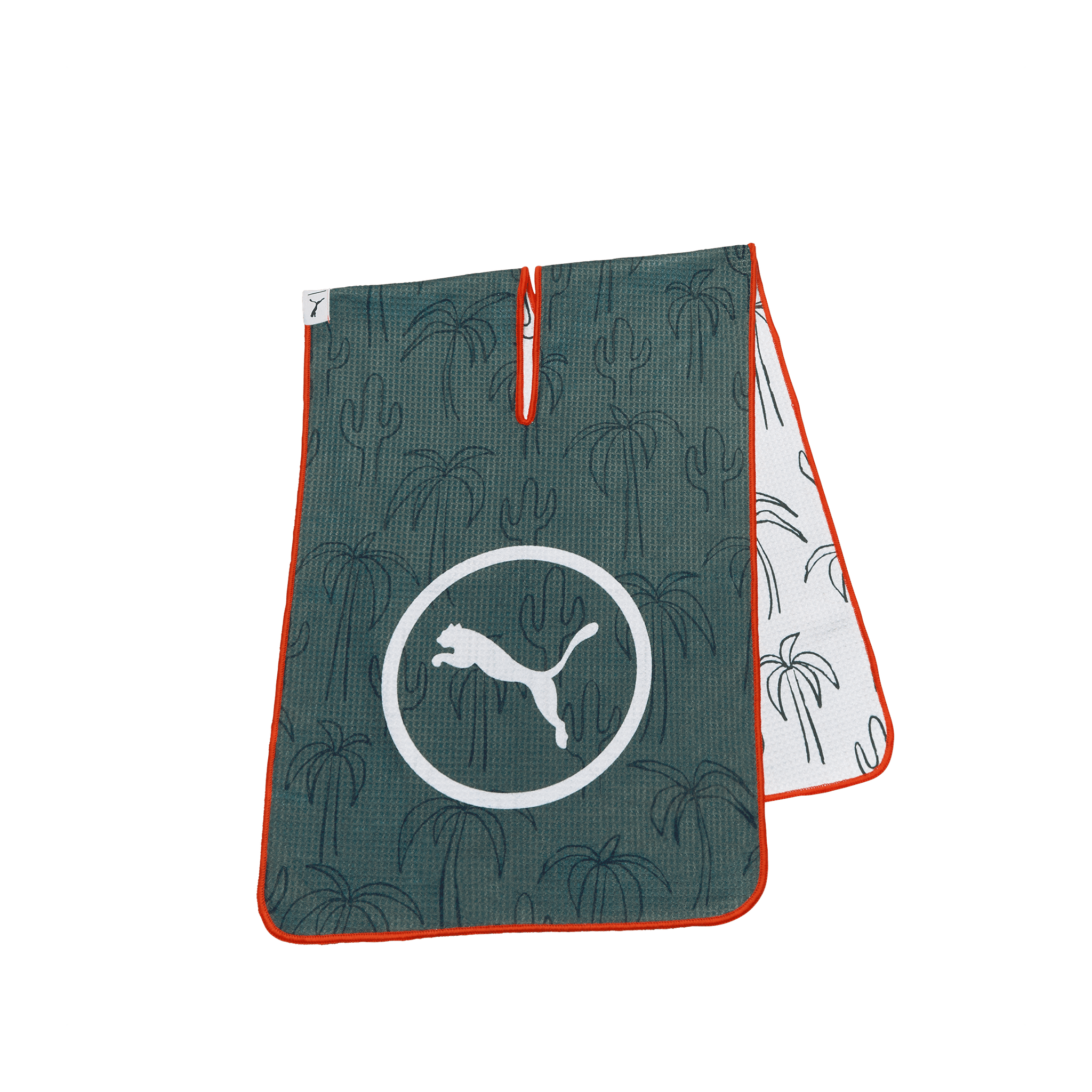 Puma Golf Cactus Palm Towel Grey/Redmazing 01