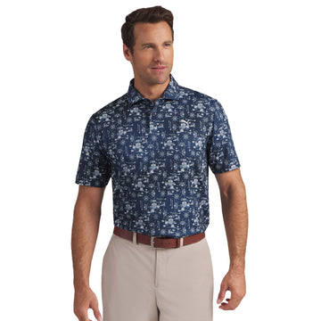 Puma Golf Cloudspun Coastal Claret Polo