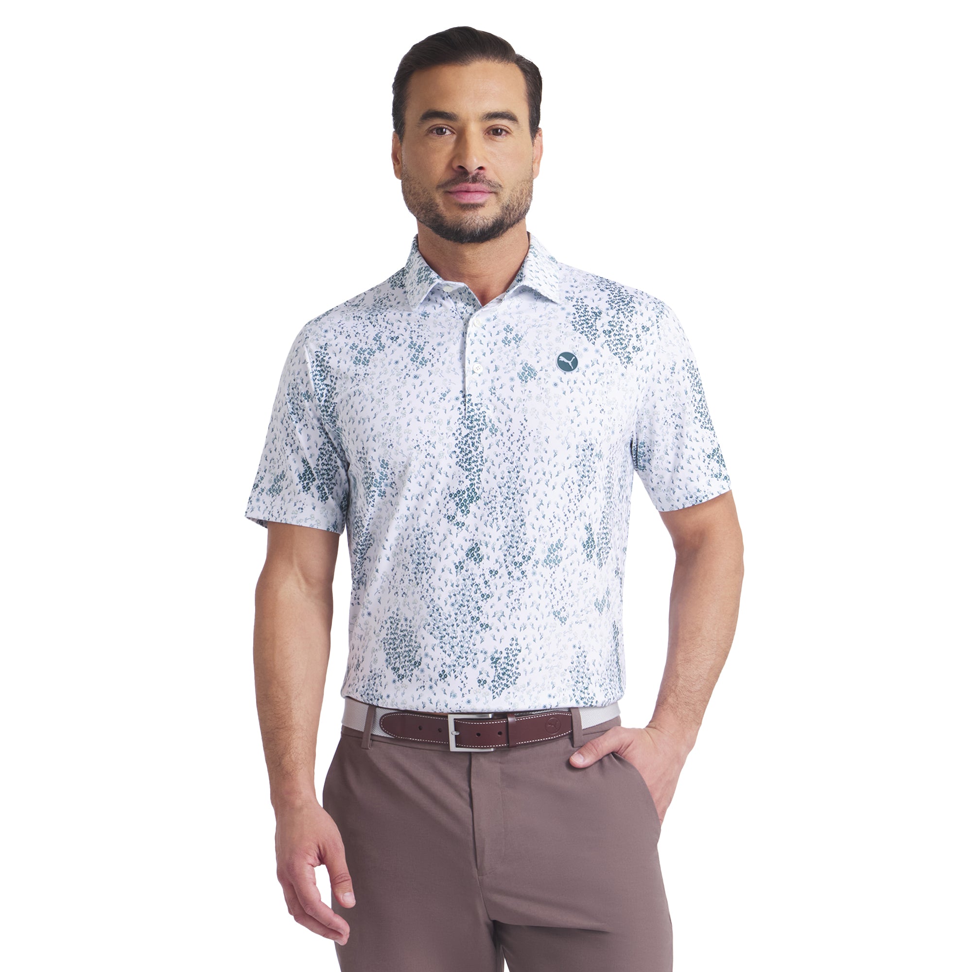 Puma Golf Cloudspun Garden Polo Shirt