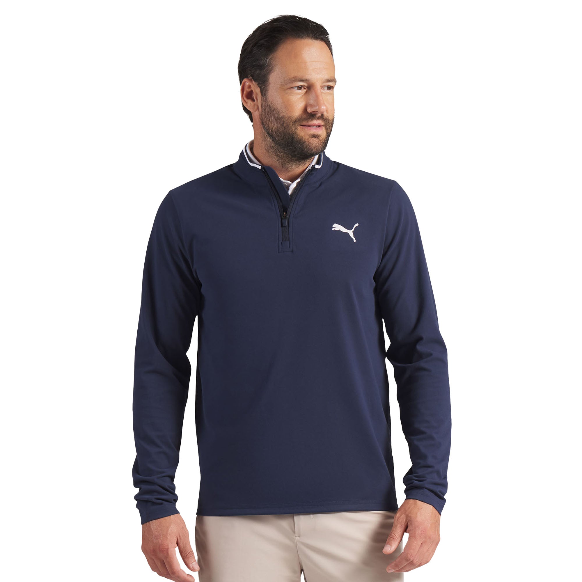 Puma Golf Cloudspun Tech Tour 1/4 Zip - Puma Black 02 - 636478-02