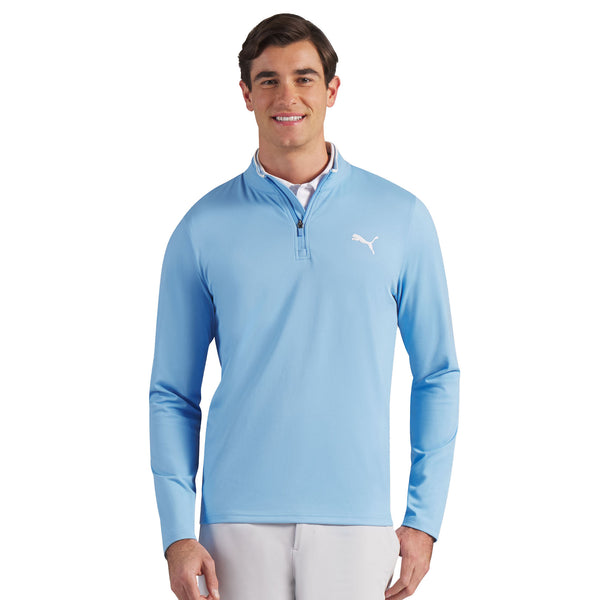 Puma Golf Cloudspun Tech Tour 1/4 Zip - Team Light Blue 05