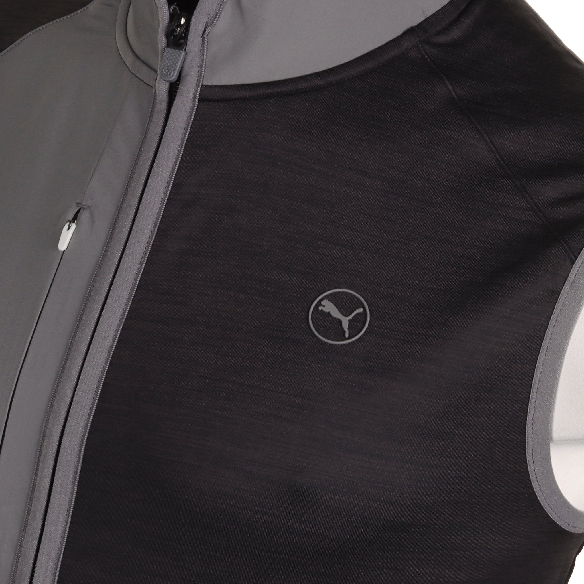 Puma Golf Cloudspun Vest Puma Black Heather/Slate Sky 01