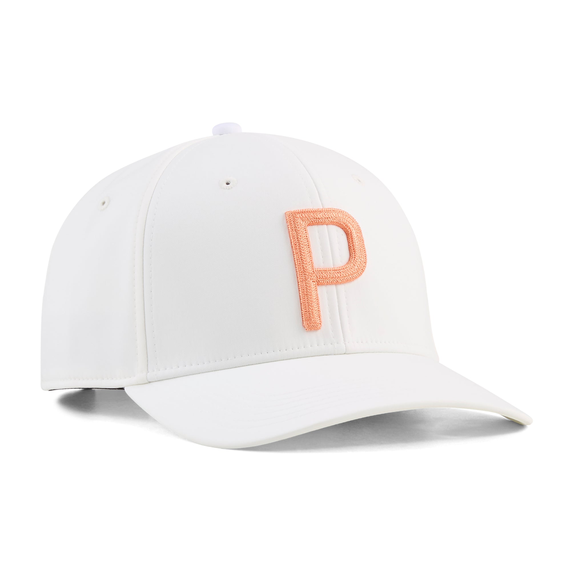 P Snapback Cap Puma Golf Heritage Tech P Snapback Cap - Warm White 14 - 026328-14 ...