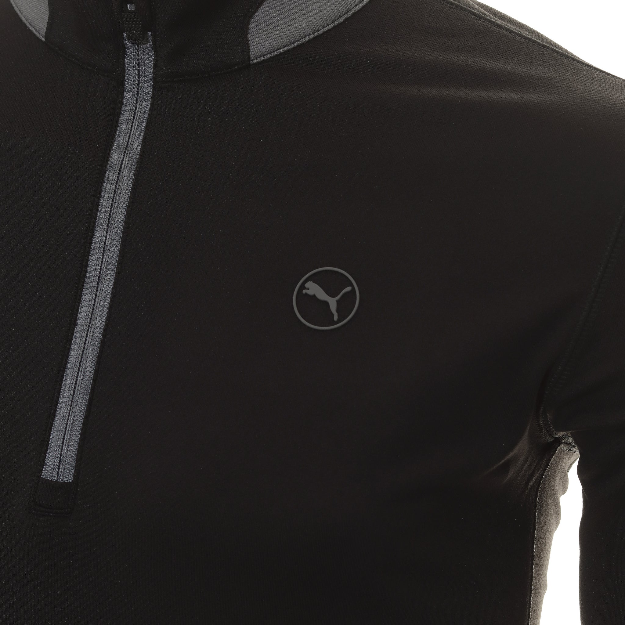 Puma Golf Lightweight 1/4 Zip Puma Black/Slate Sky 01