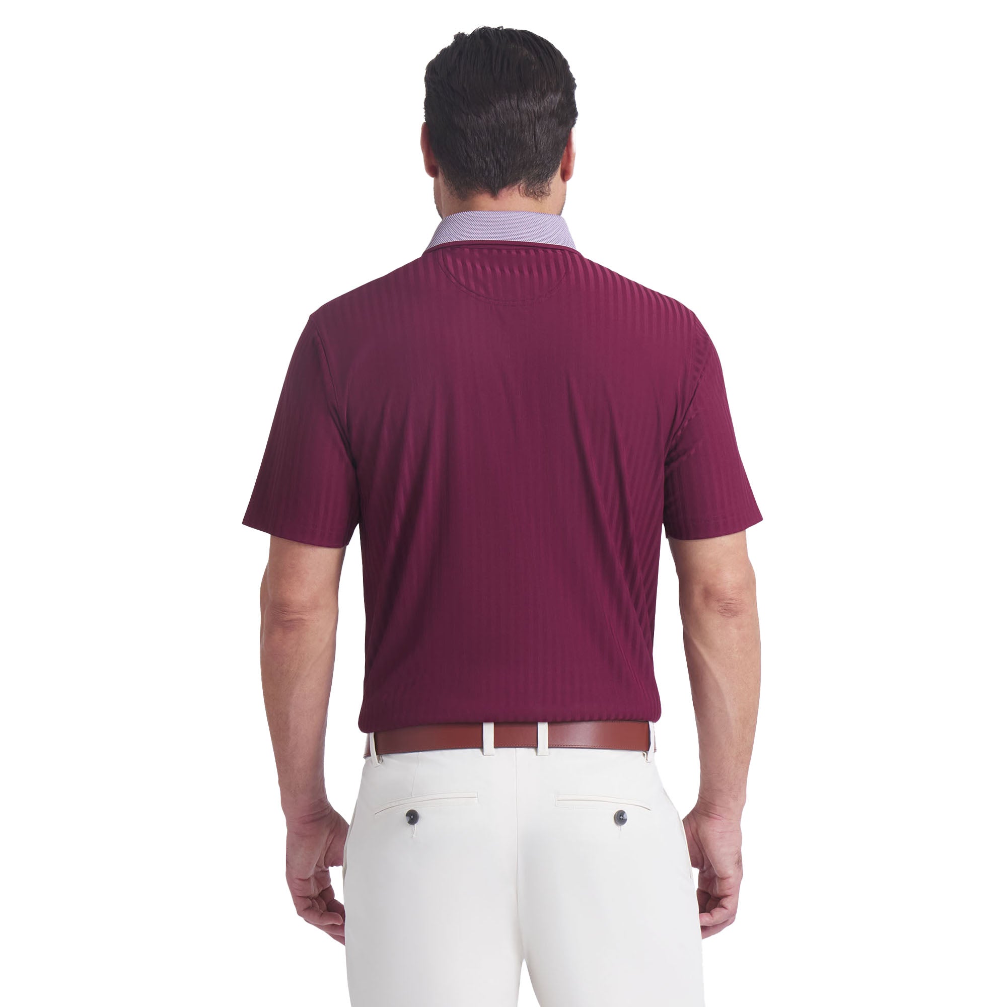 Puma Golf MATTR Stripe Jacquard Polo Shirt