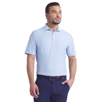 Puma Golf MATTR Stripe Jacquard Polo Shirt