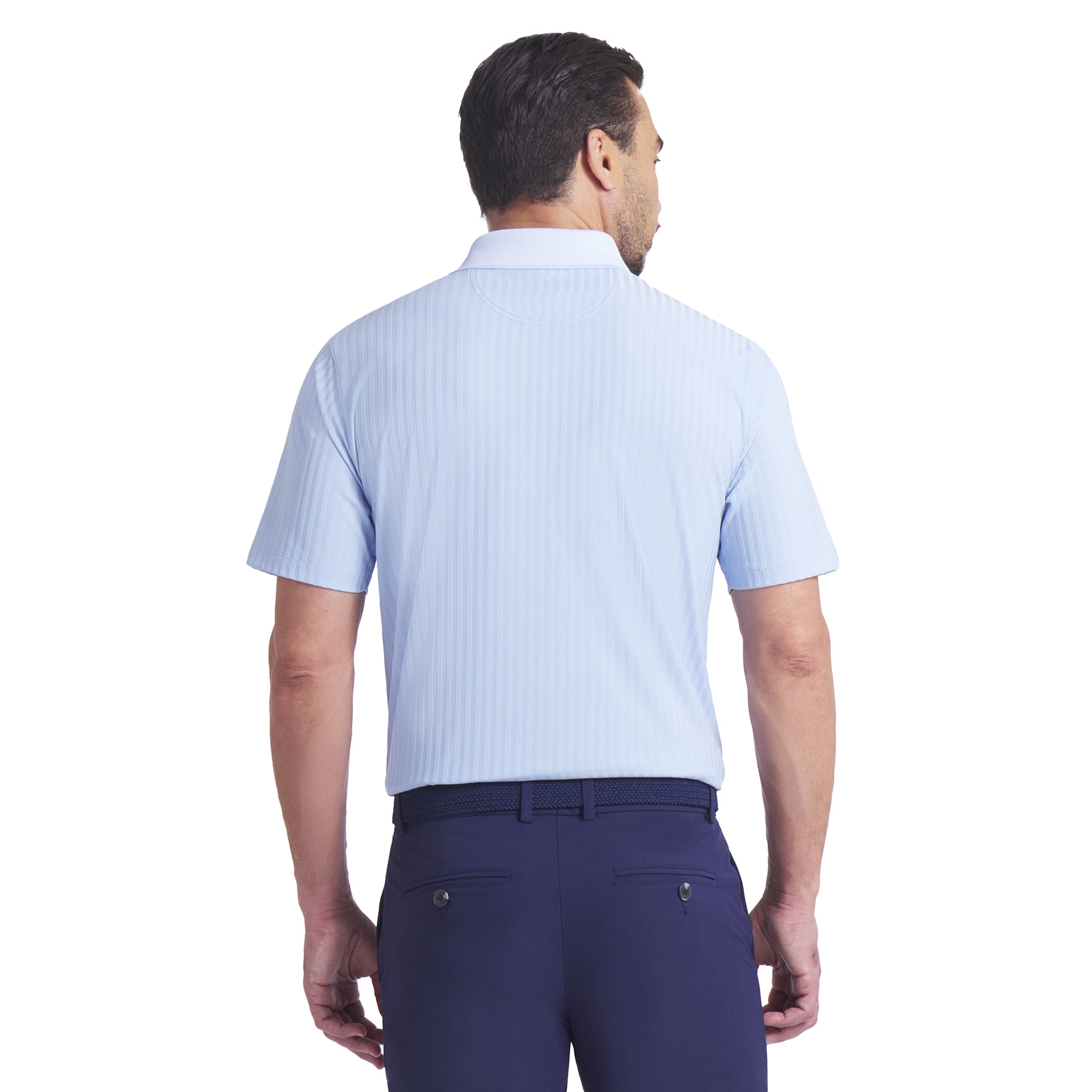 Puma Golf MATTR Stripe Jacquard Polo Shirt