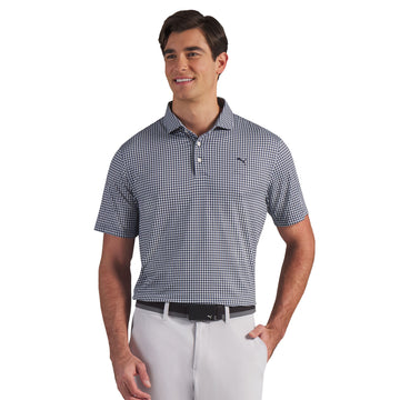 Puma Golf Mono Check Polo Shirt
