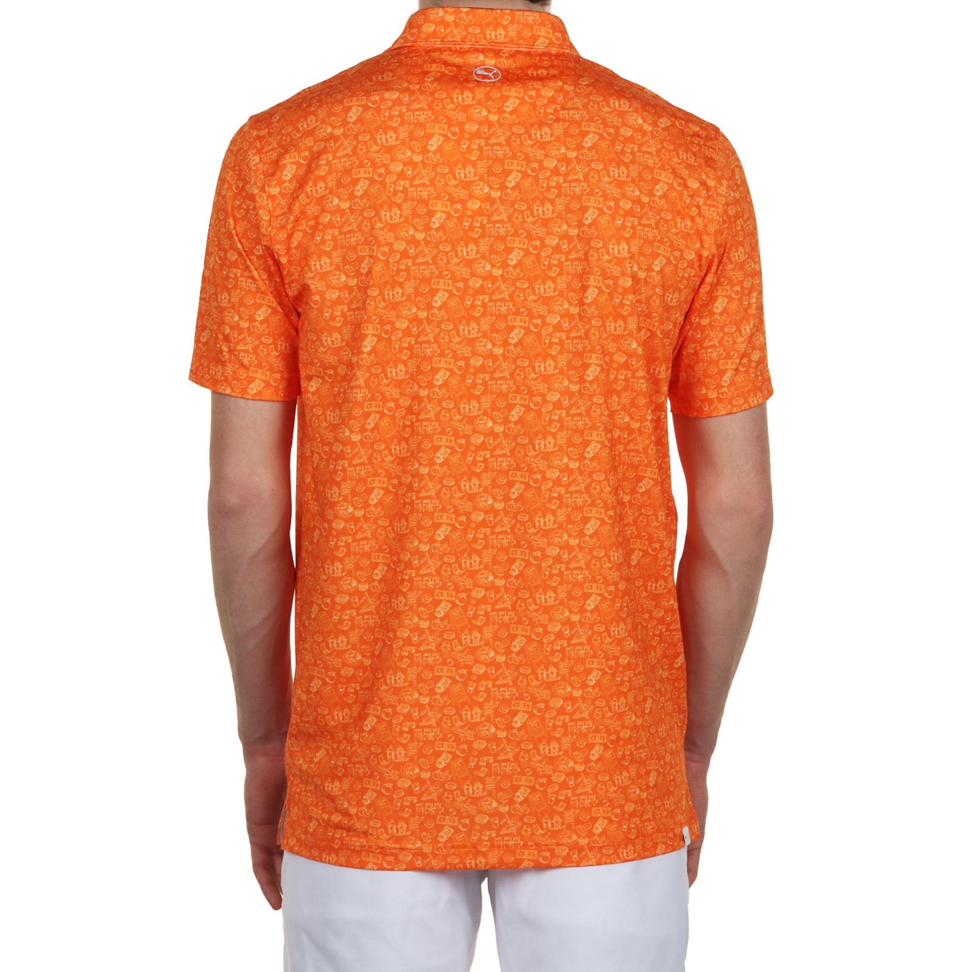 Puma Golf Peach Stand Polo Shirt