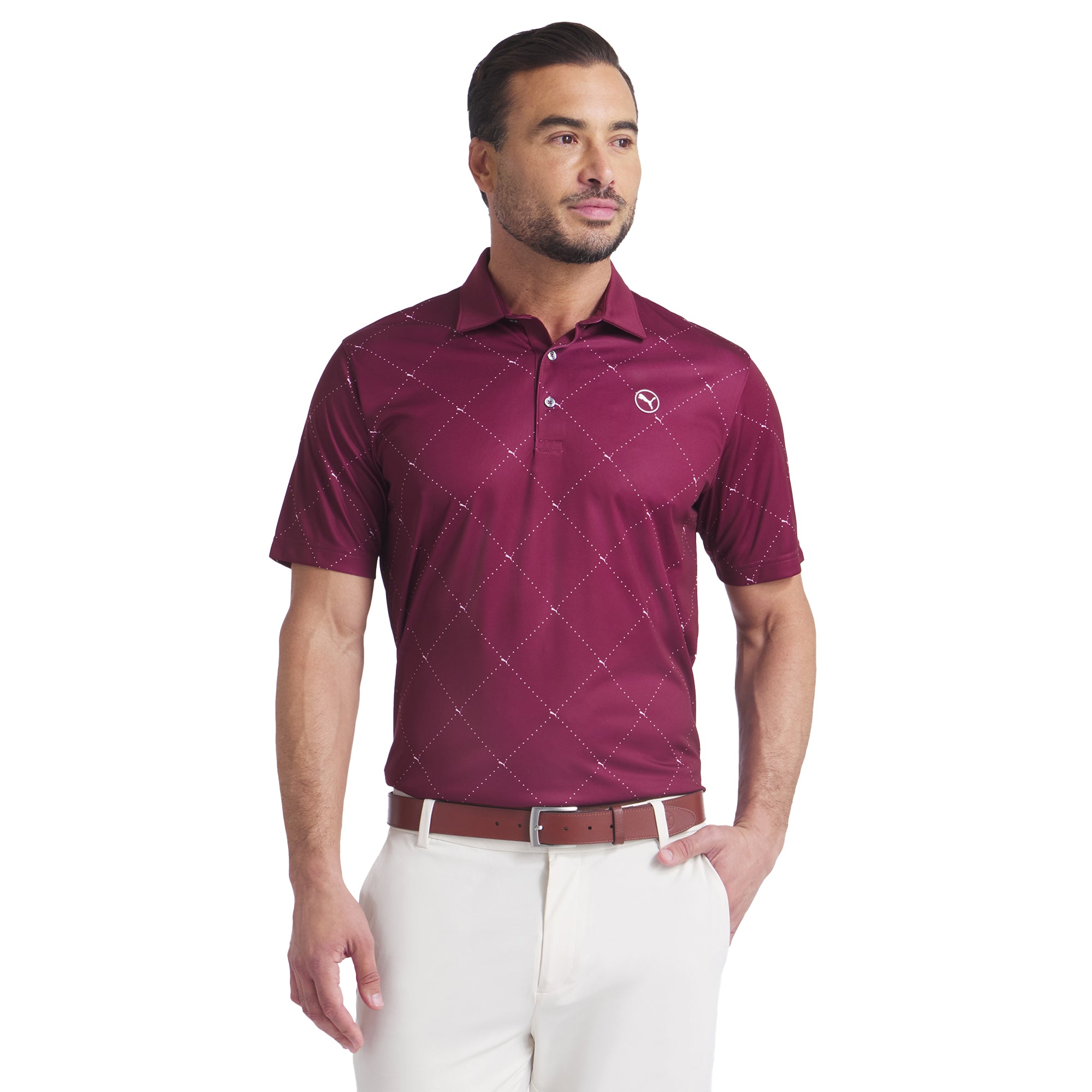 Puma Golf Pure 2.0 Argyle Polo Shirt