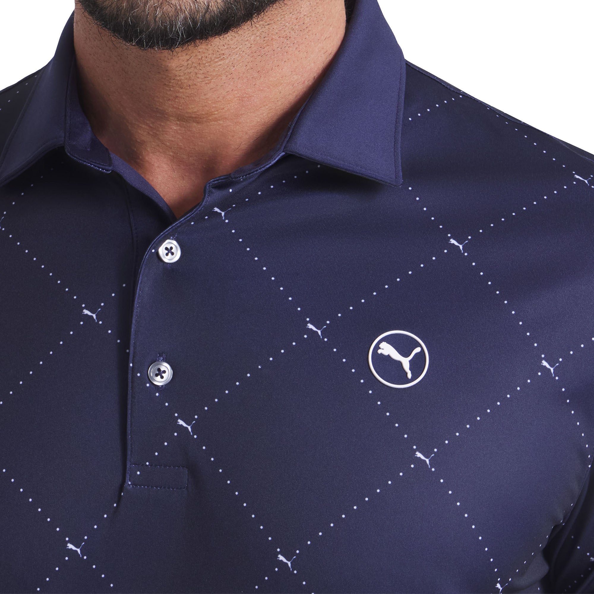 Puma Golf Pure 2.0 Argyle Polo Shirt