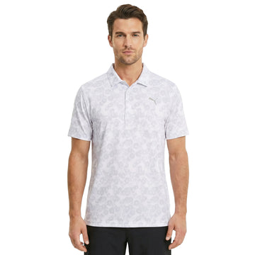 Puma Golf Pure 2.0 Floral Polo Shirt
