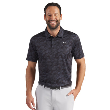 Puma Golf Pure 2.0 Floral Polo Shirt