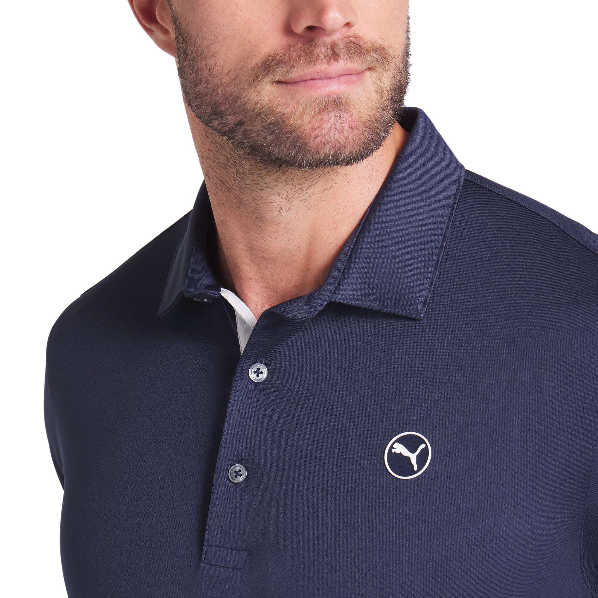 Puma Golf Pure 2.0 Polo Shirt Deep Navy 03