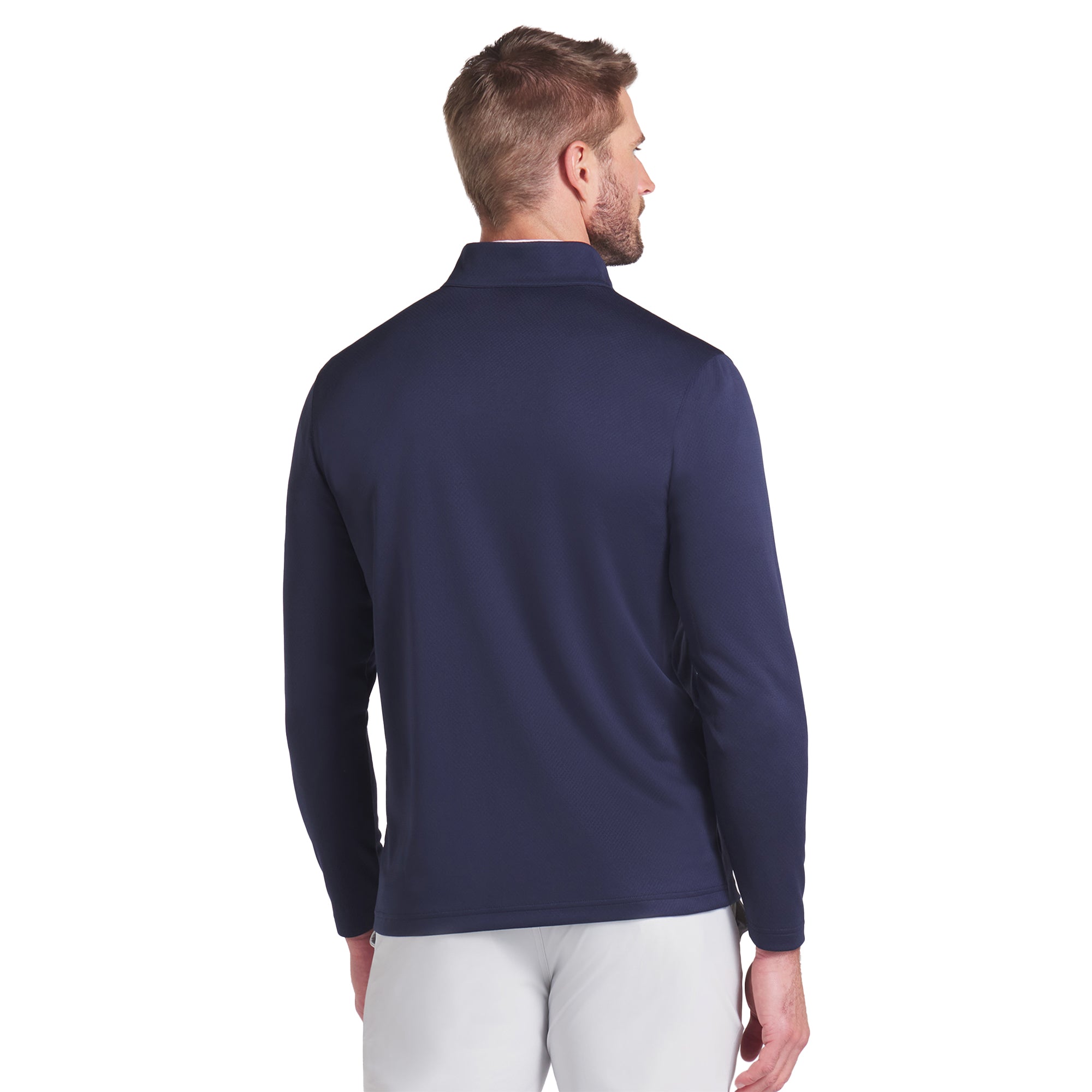 Puma Golf Pure 2.0 Texture 1/4 Zip Deep Navy 02