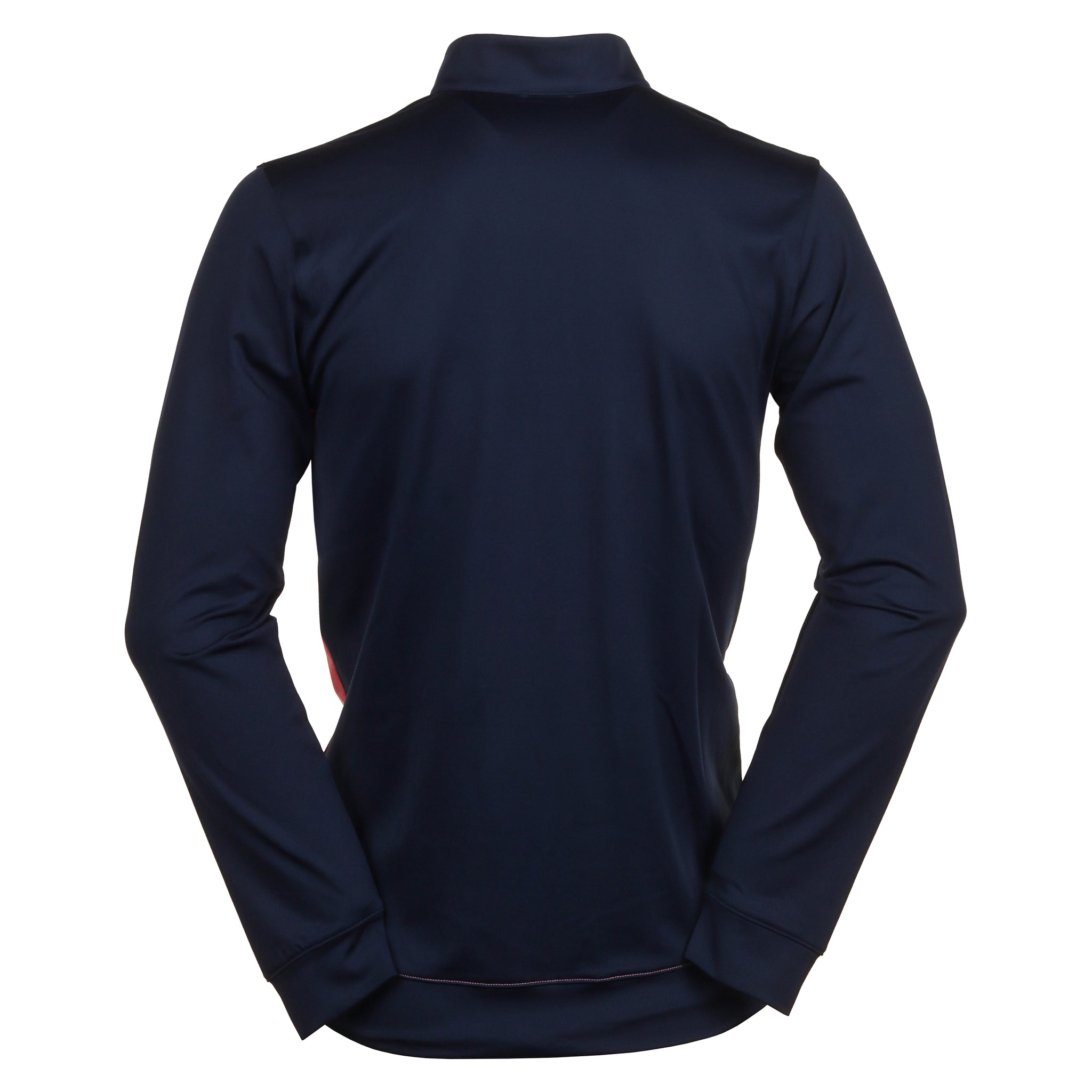 Puma Golf Pure Colourblock 1/4 Zip Deep Navy/Melon Punch 06