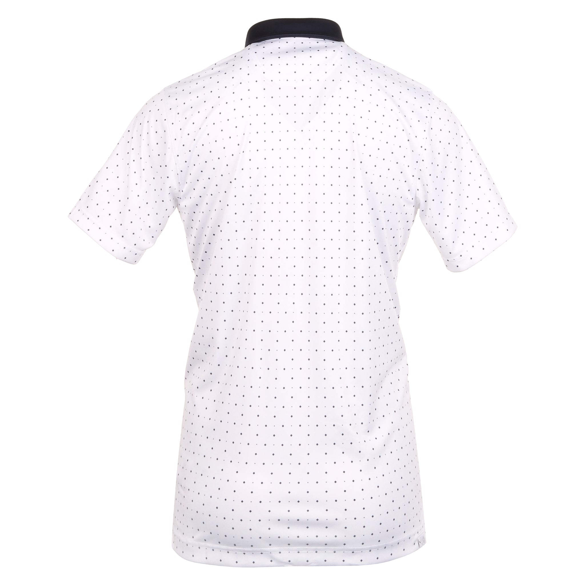 Puma Golf Pure Geo Polo Shirt White Glow/Deep Navy 02