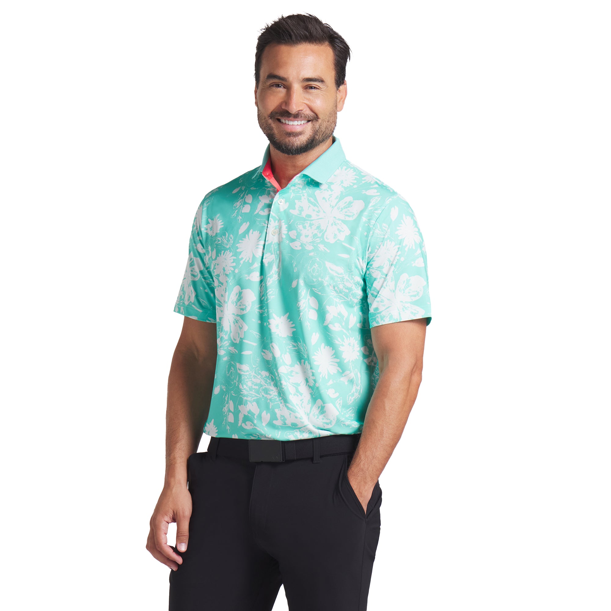 Puma Golf Rose Polo Shirt Aquatic/Peaceful Blue 02