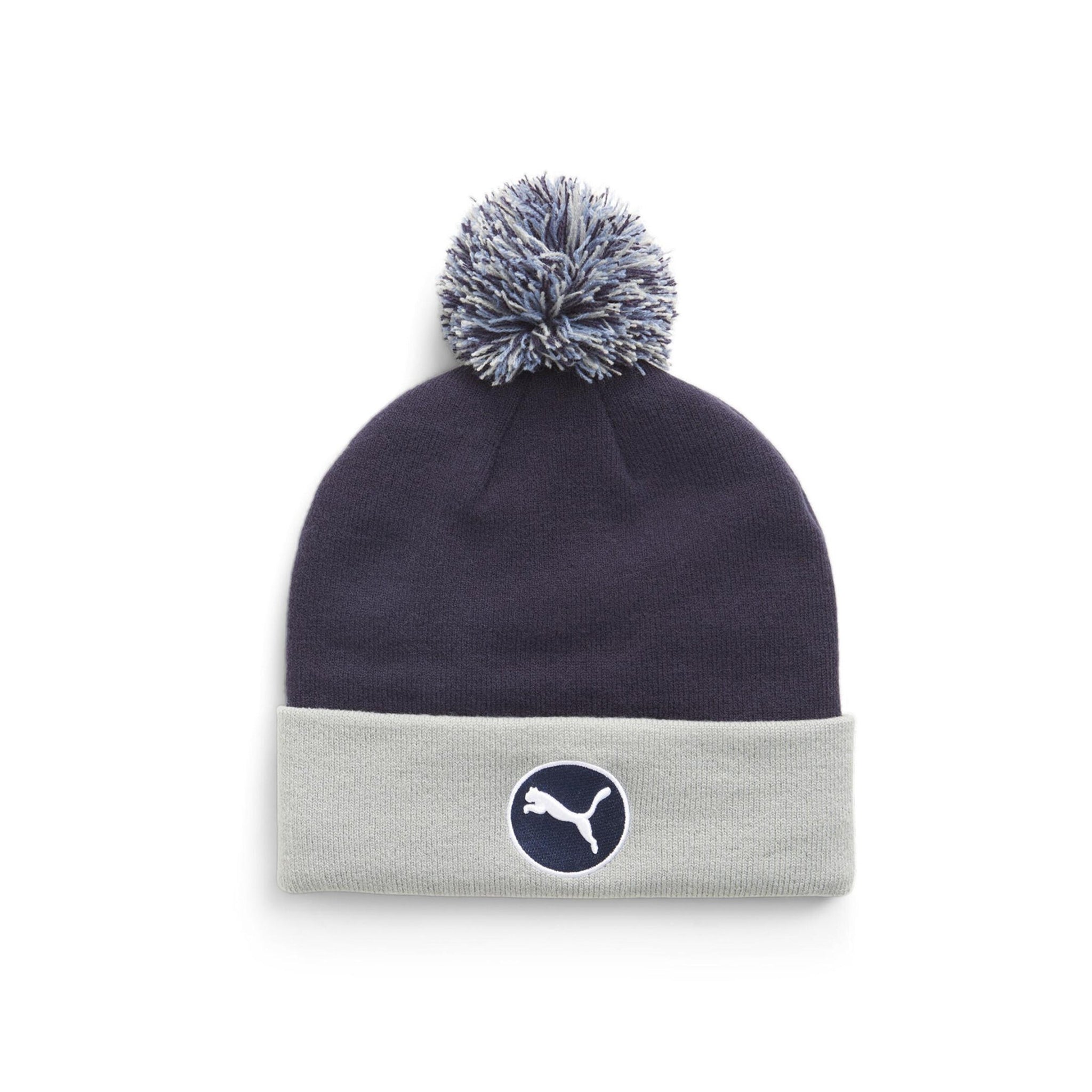 Puma Golf WRMLBL Removable Pom Hat Navy Blazer/Ash Grey 01
