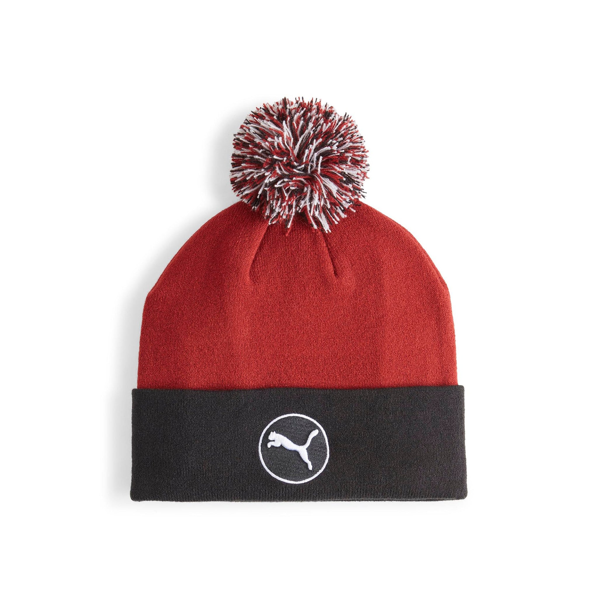 Puma Golf WRMLBL Removable Pom Hat Intense Red/Puma Black 08