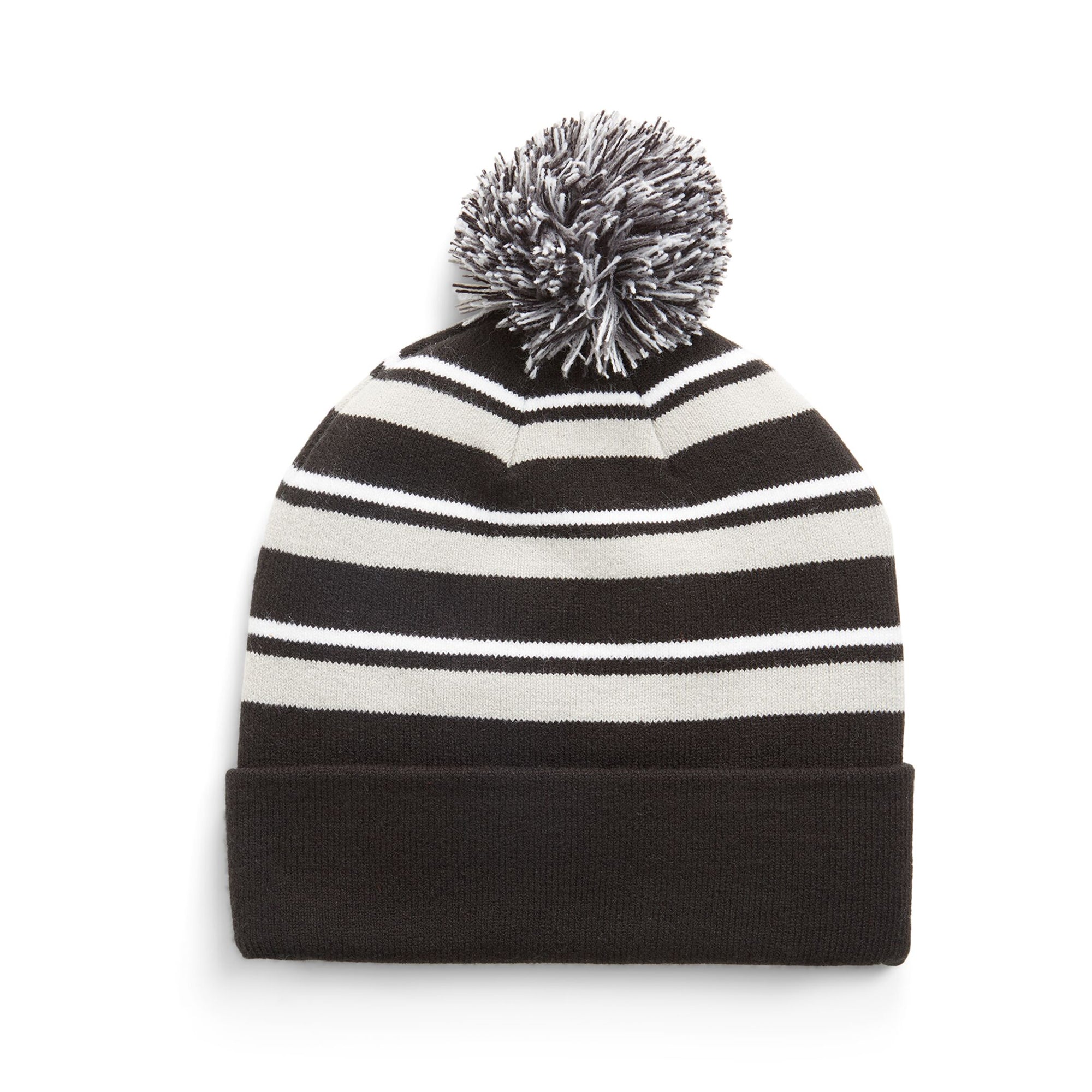 Puma Golf WRMLBL Stripe Pom Hat Ash Grey/Puma Black 01