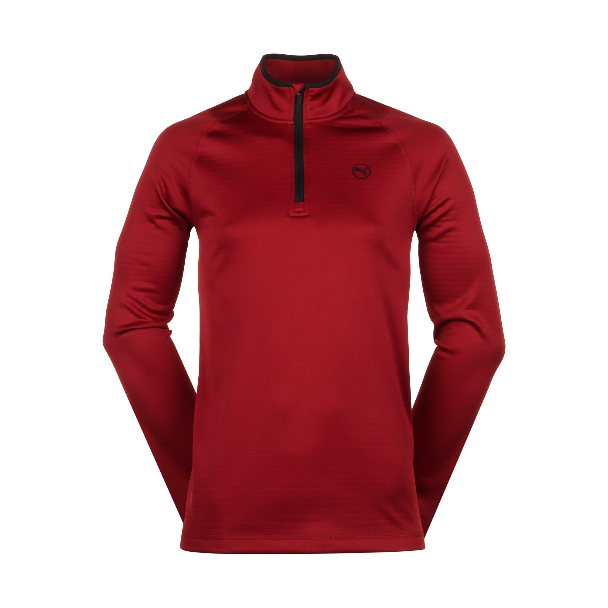 Puma Golf Waffle Fleece 1/4 Zip Intense Red 06