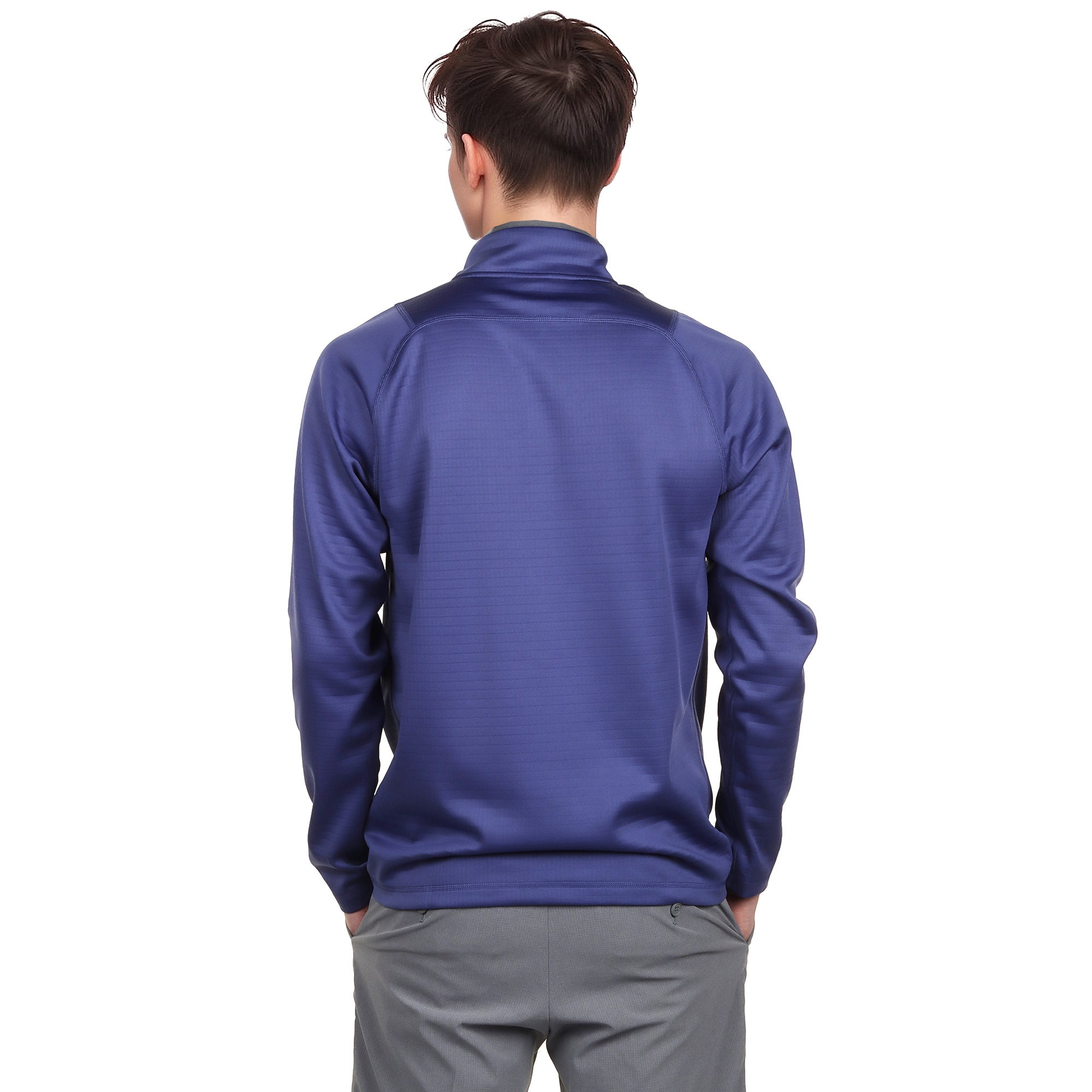 Puma Golf Waffle Fleece 1/4 Zip Blue Crystal 08