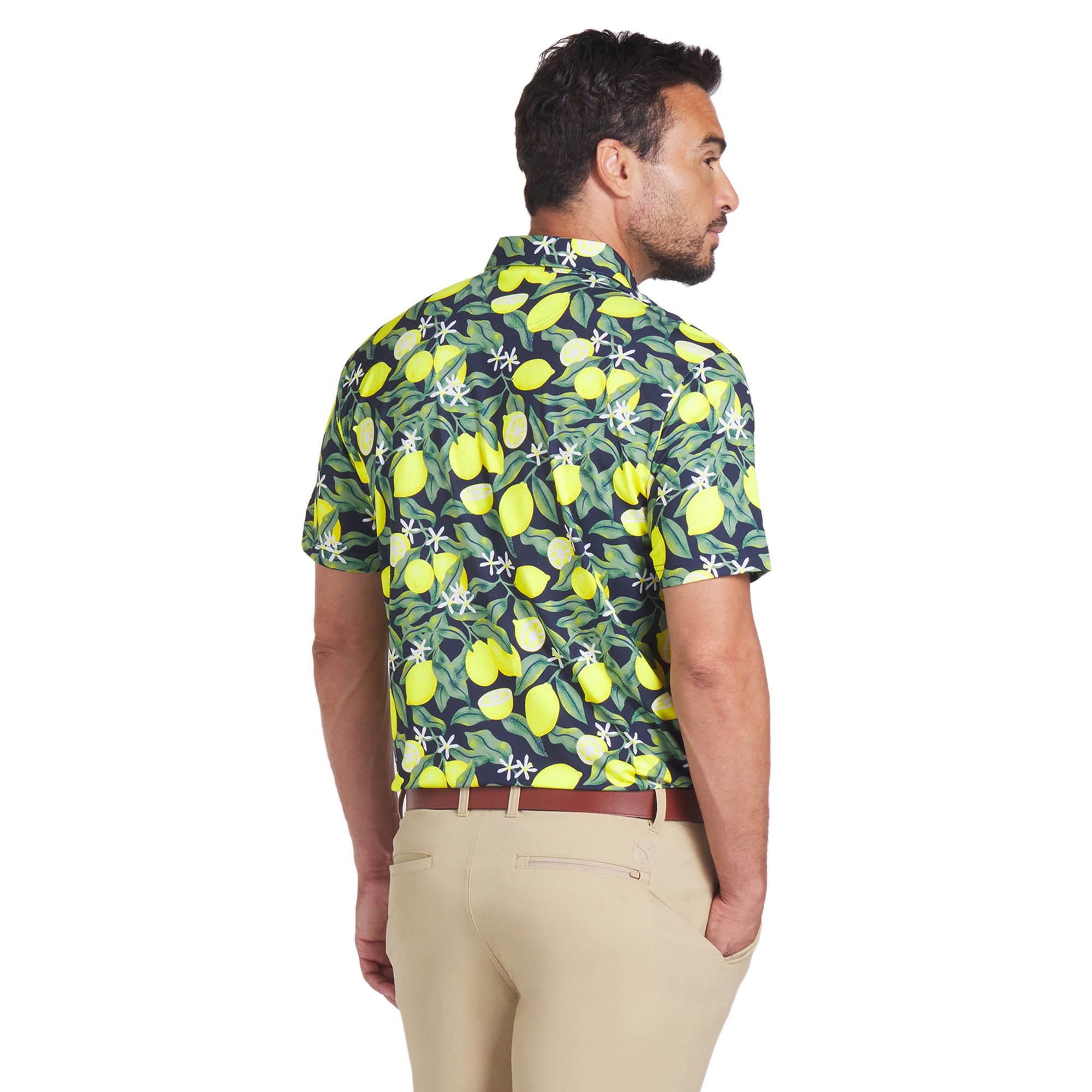 Puma Golf X Arnold Palmer Lemon Branch Shirt Deep Navy 01