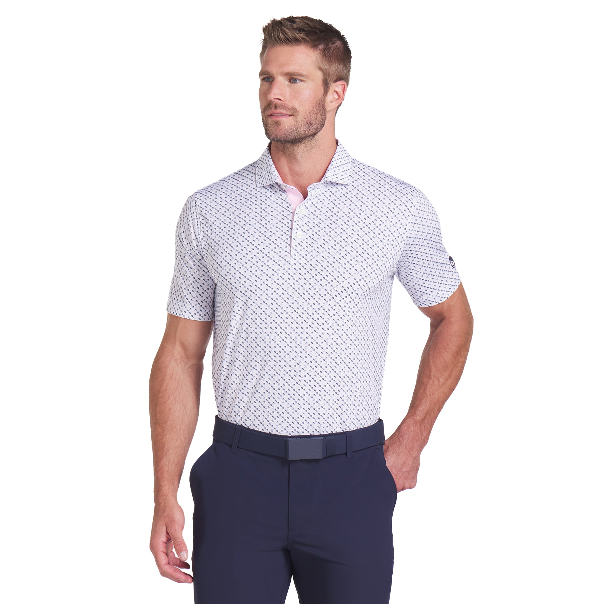 Puma Golf X Arnold Palmer Micro Umbrellas Shirt White Glow 04