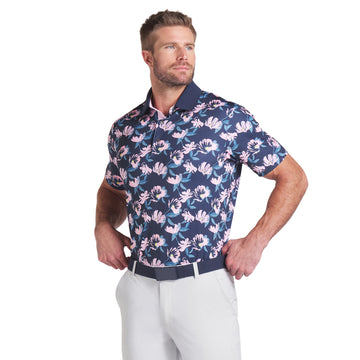 Puma Golf X Arnold Palmer Spring Florals Shirt Deep Navy 02
