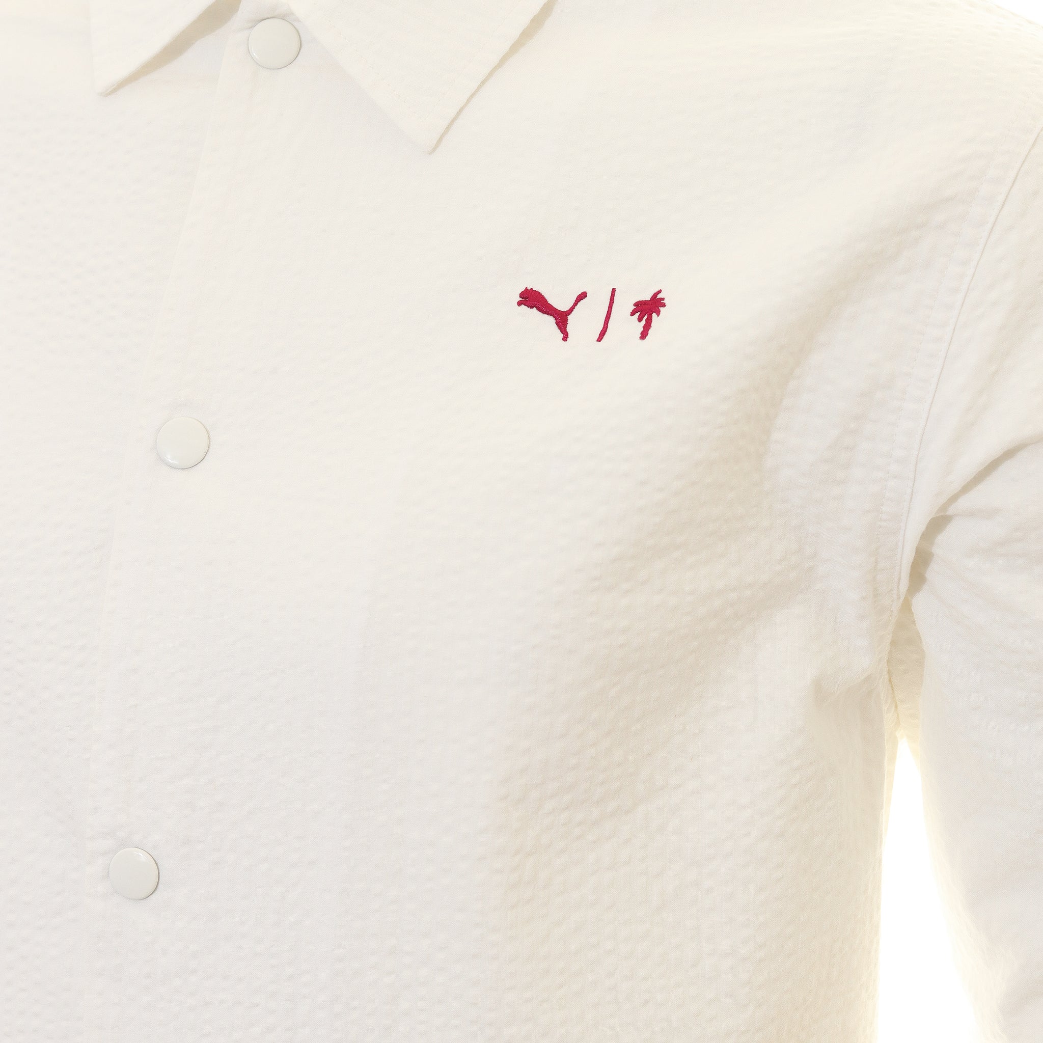Puma Golf x PTC Lifestyle Coach Jacket Warm White 65