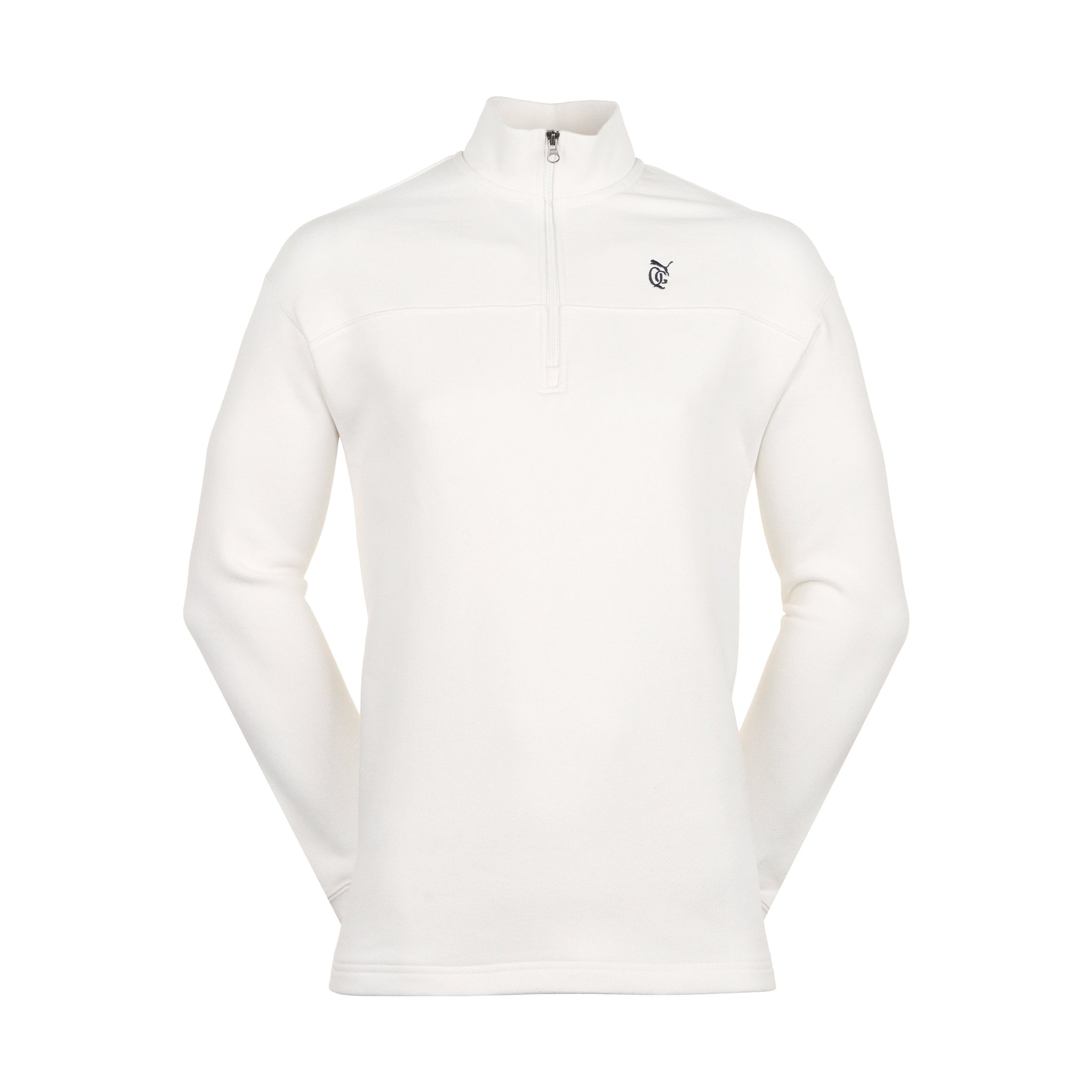 Puma Golf x QGC 1/4 Zip Warm White 01